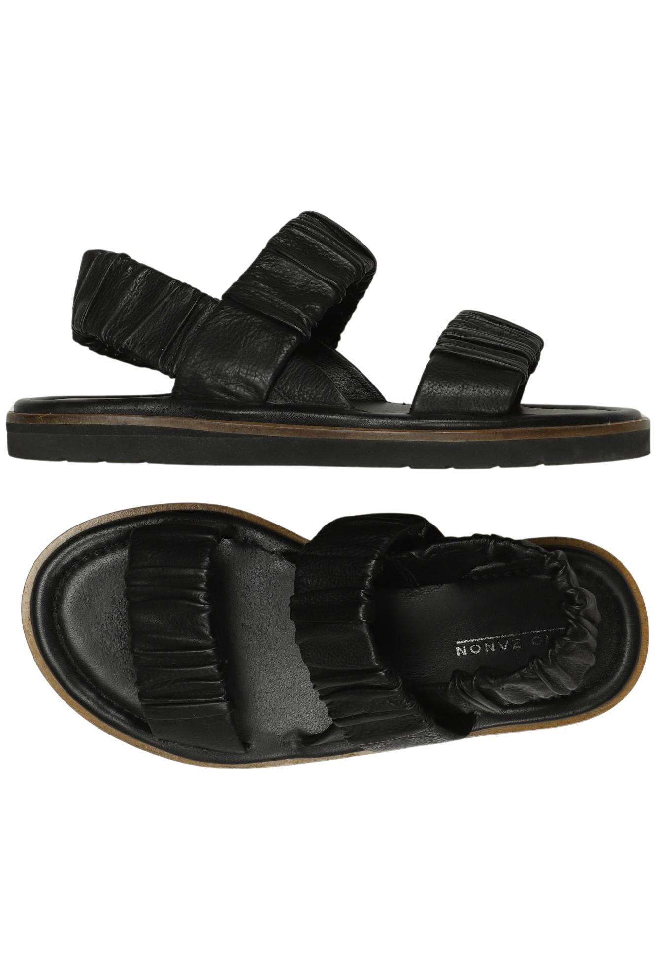 

Elvio Zanon Damen Sandale, schwarz, Gr. 39