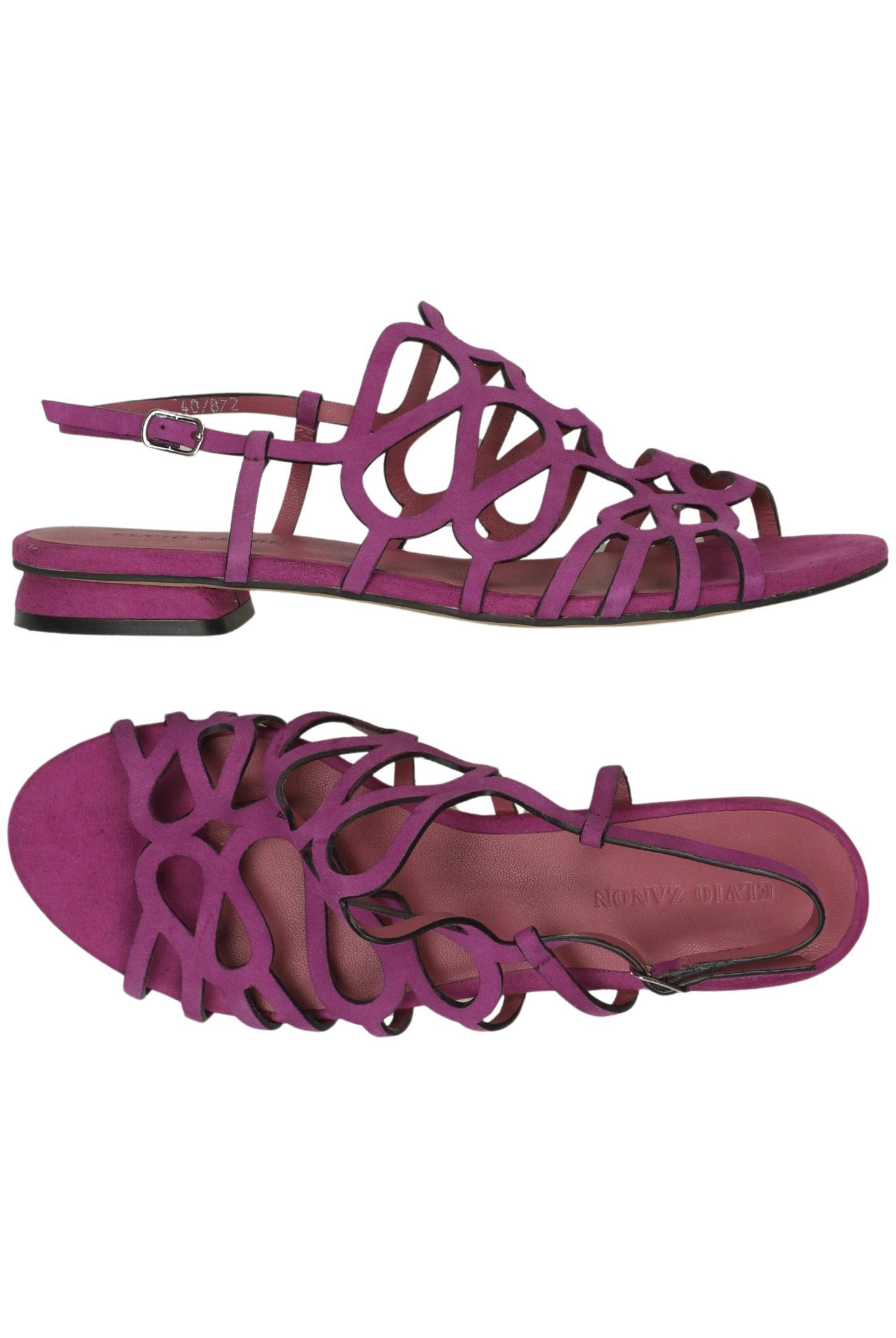 

Elvio Zanon Damen Sandale, bordeaux, Gr. 40