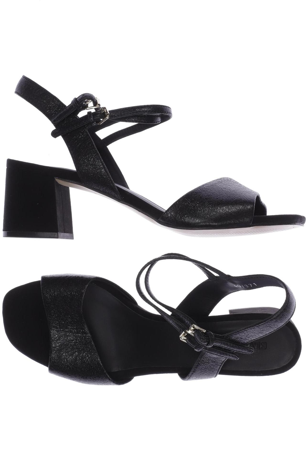 

Elvio Zanon Damen Sandale, schwarz, Gr. 40