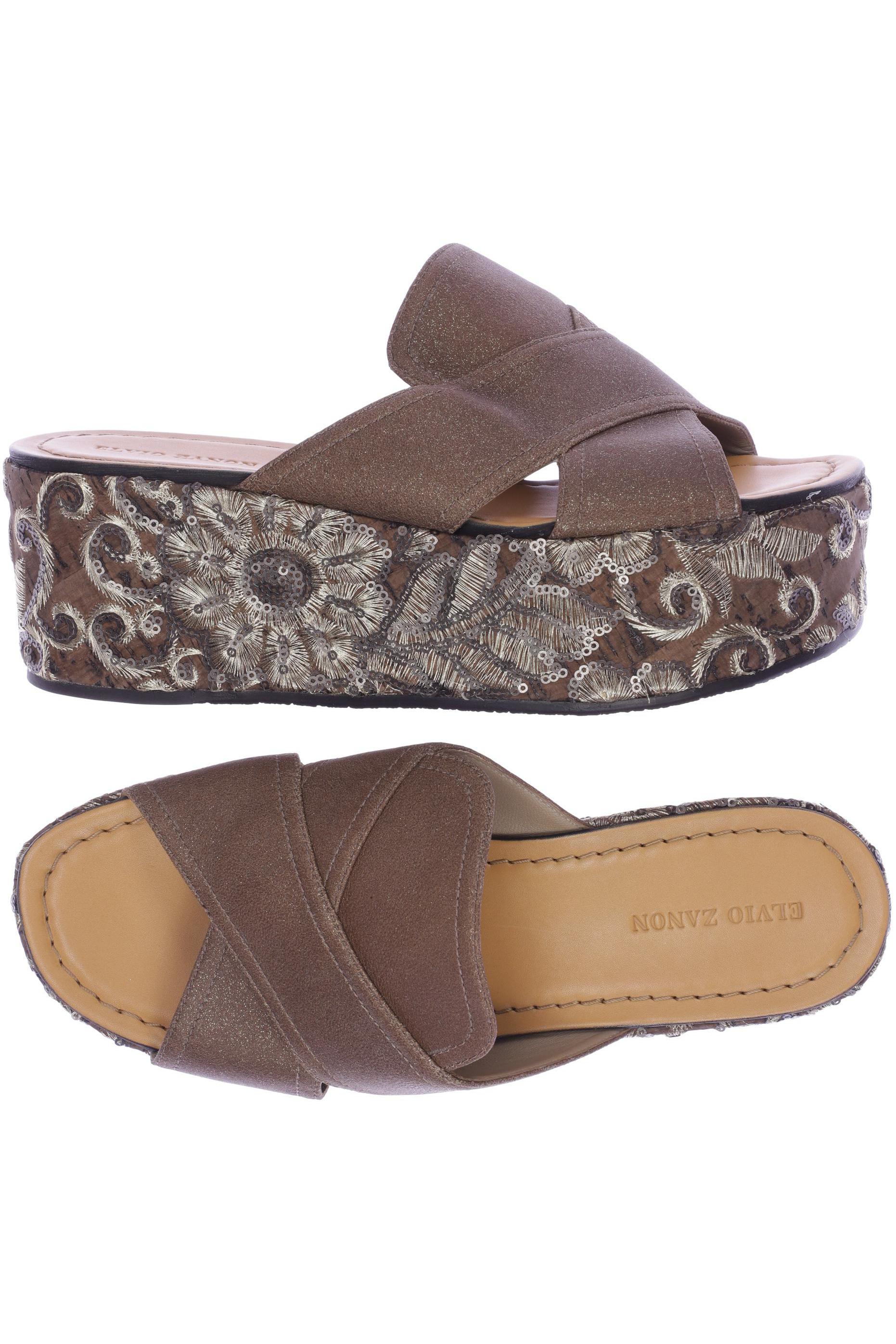 

Elvio Zanon Damen Sandale, braun, Gr. 38