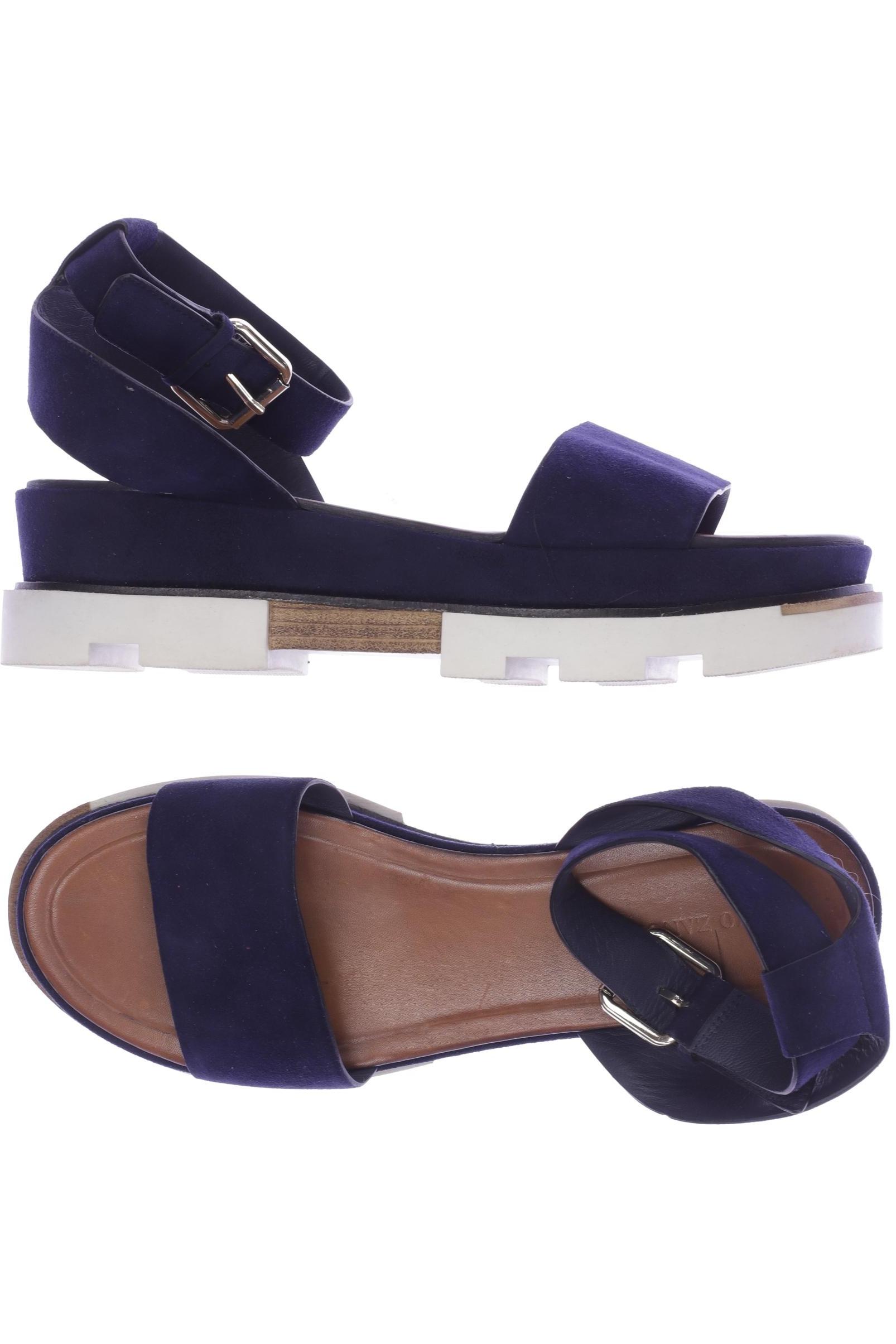 Thumbnail - Elvio Zanon Damen Sandale, marineblau, Gr. 40