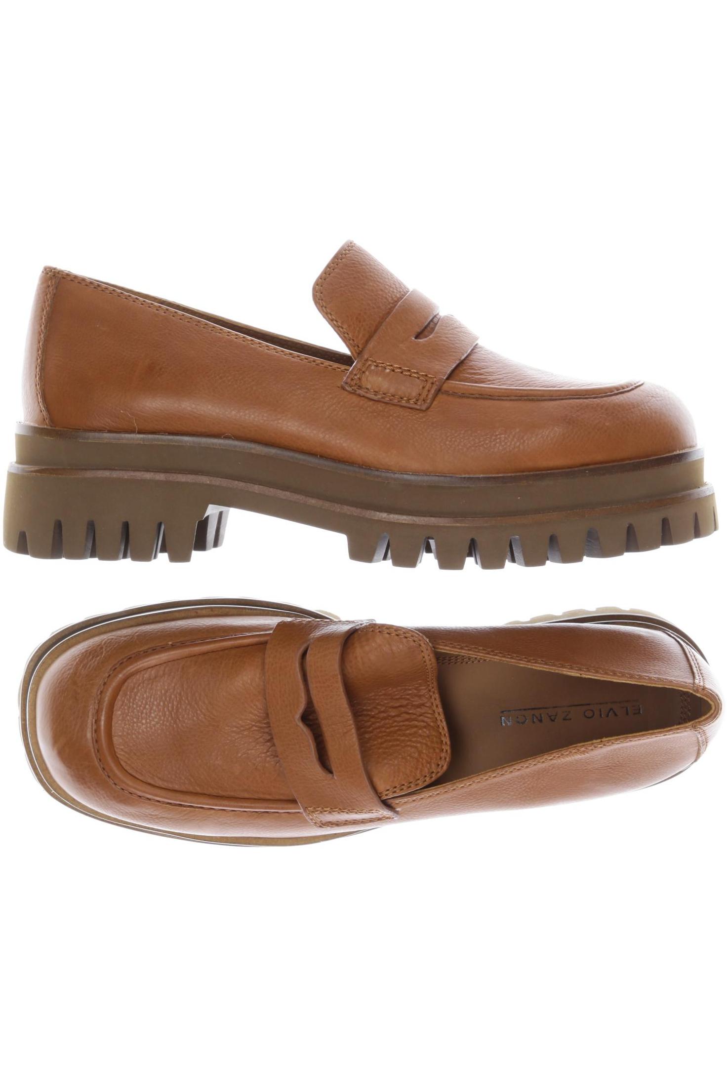 

Elvio Zanon Damen Halbschuh, braun, Gr. 39