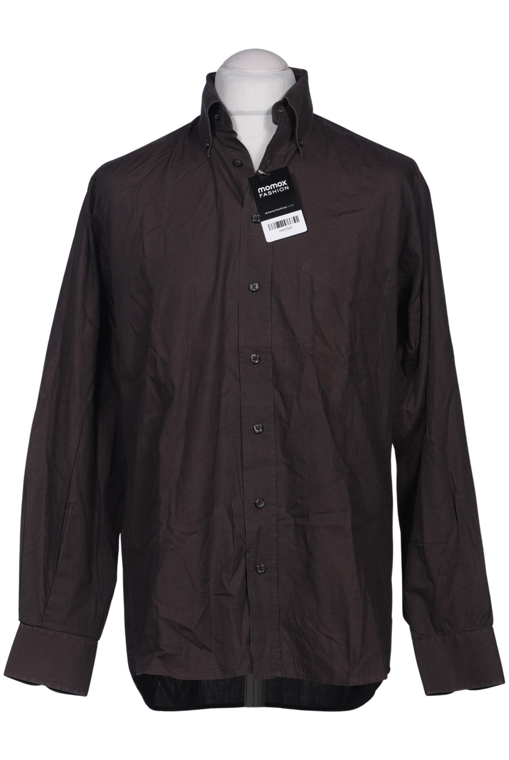 

emanuel ungaro Herren Hemd, braun, Gr. 52