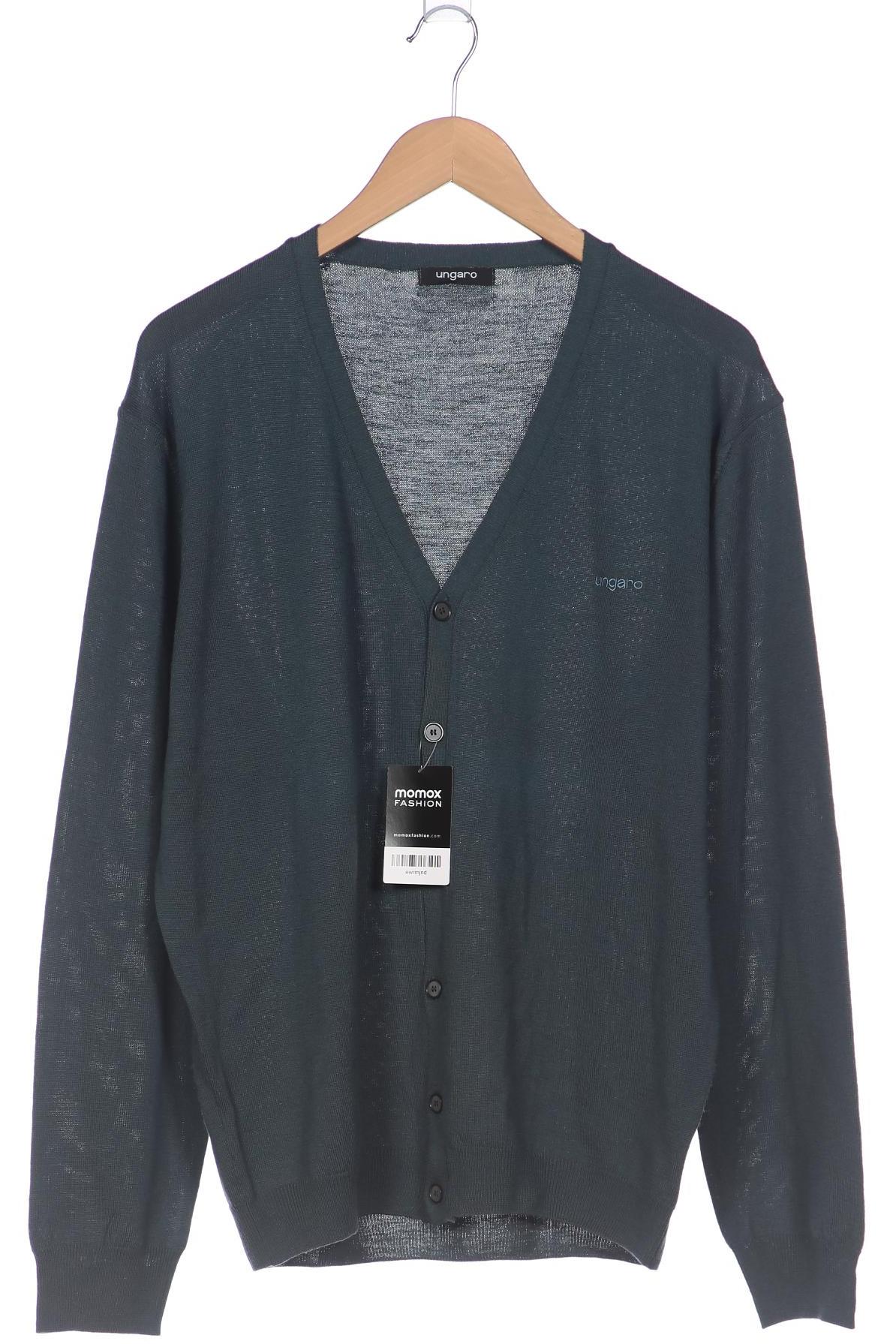 

emanuel ungaro Herren Strickjacke, türkis, Gr. 54