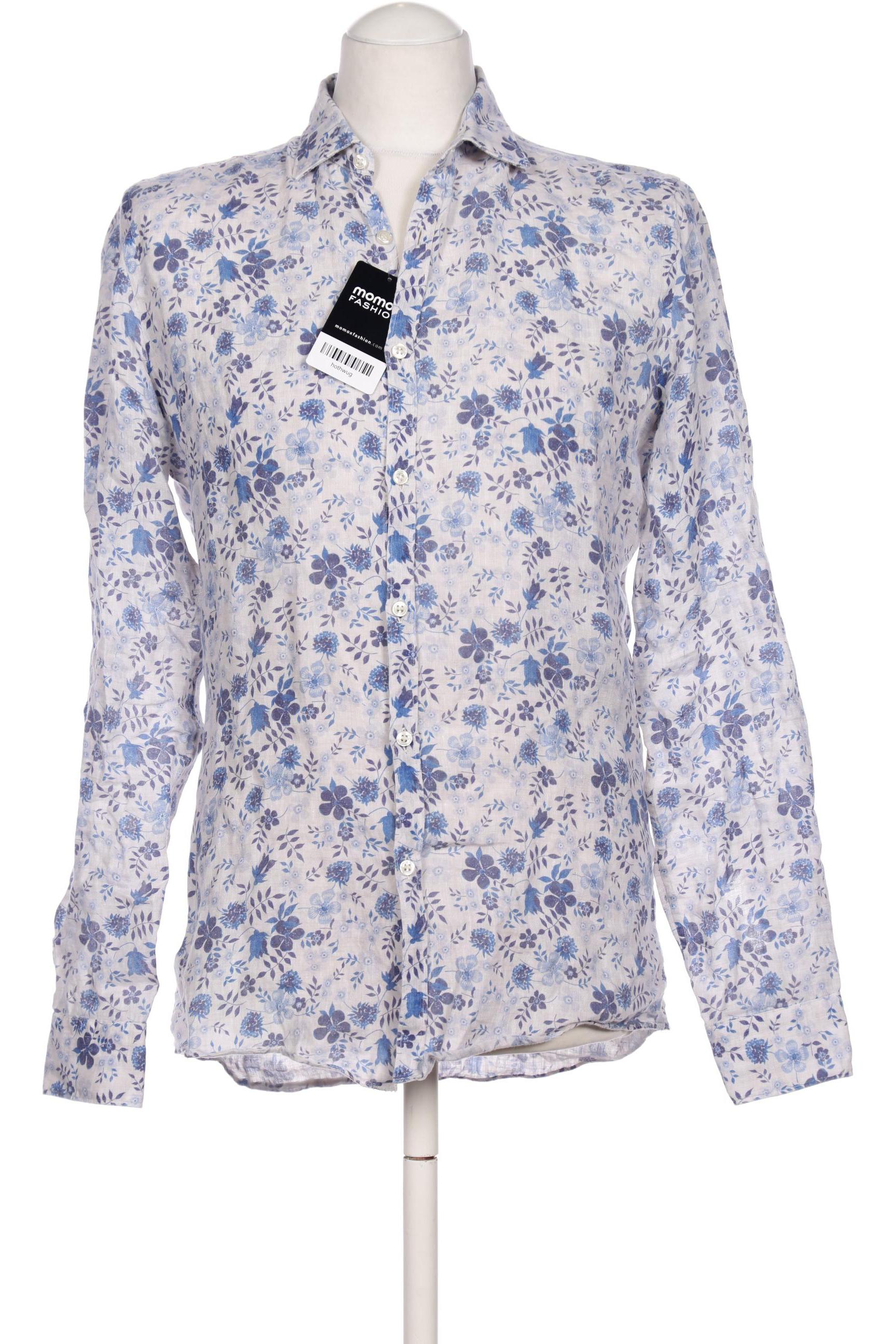 

emanuel ungaro Herren Hemd, blau, Gr. 48