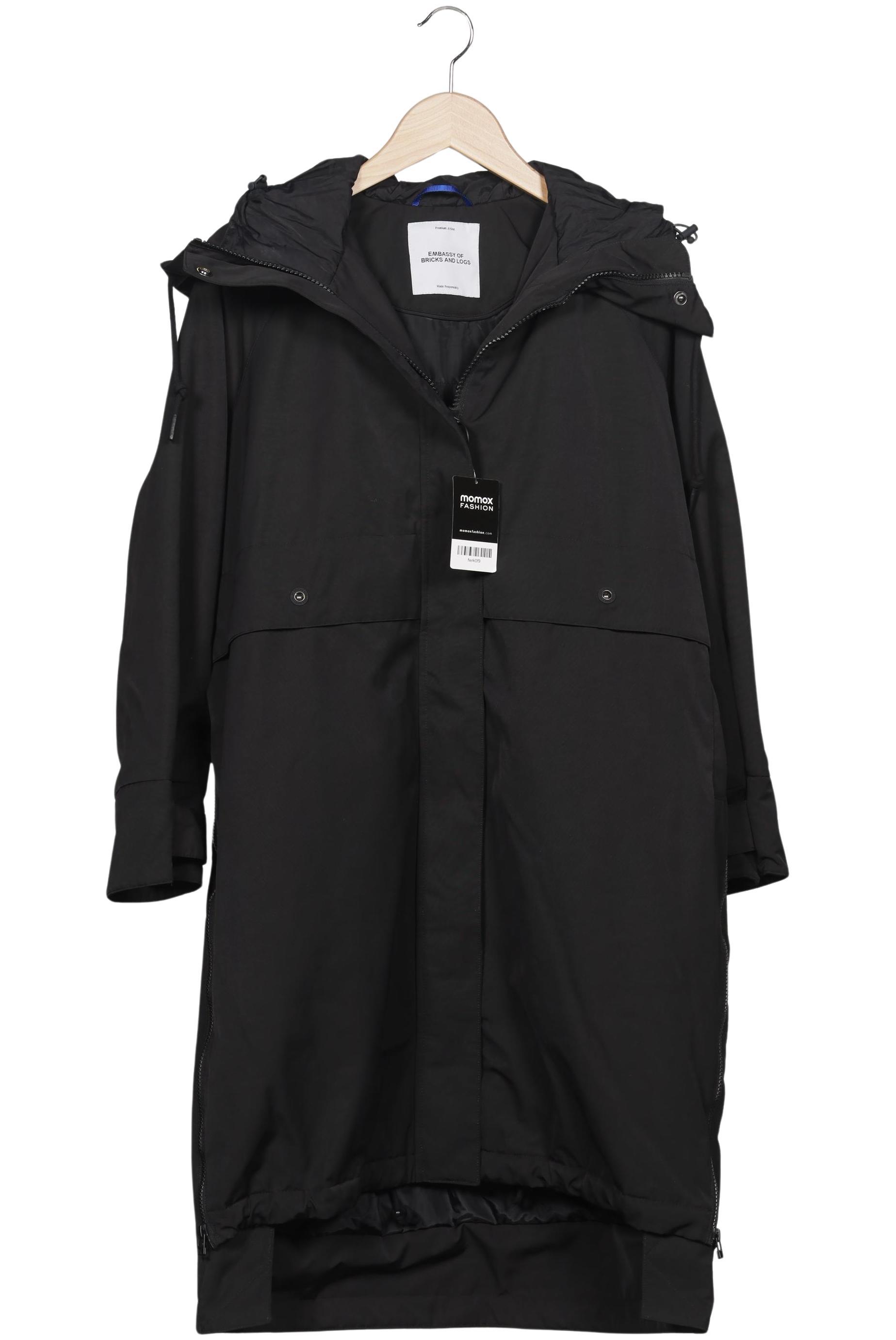 

Embassy of Bricks and Locks Damen Mantel, schwarz, Gr. 32