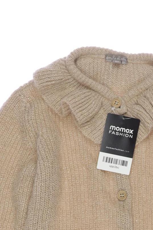 Thumbnail - Emile et Ida Mädchen Strickjacke, beige, Gr. 116