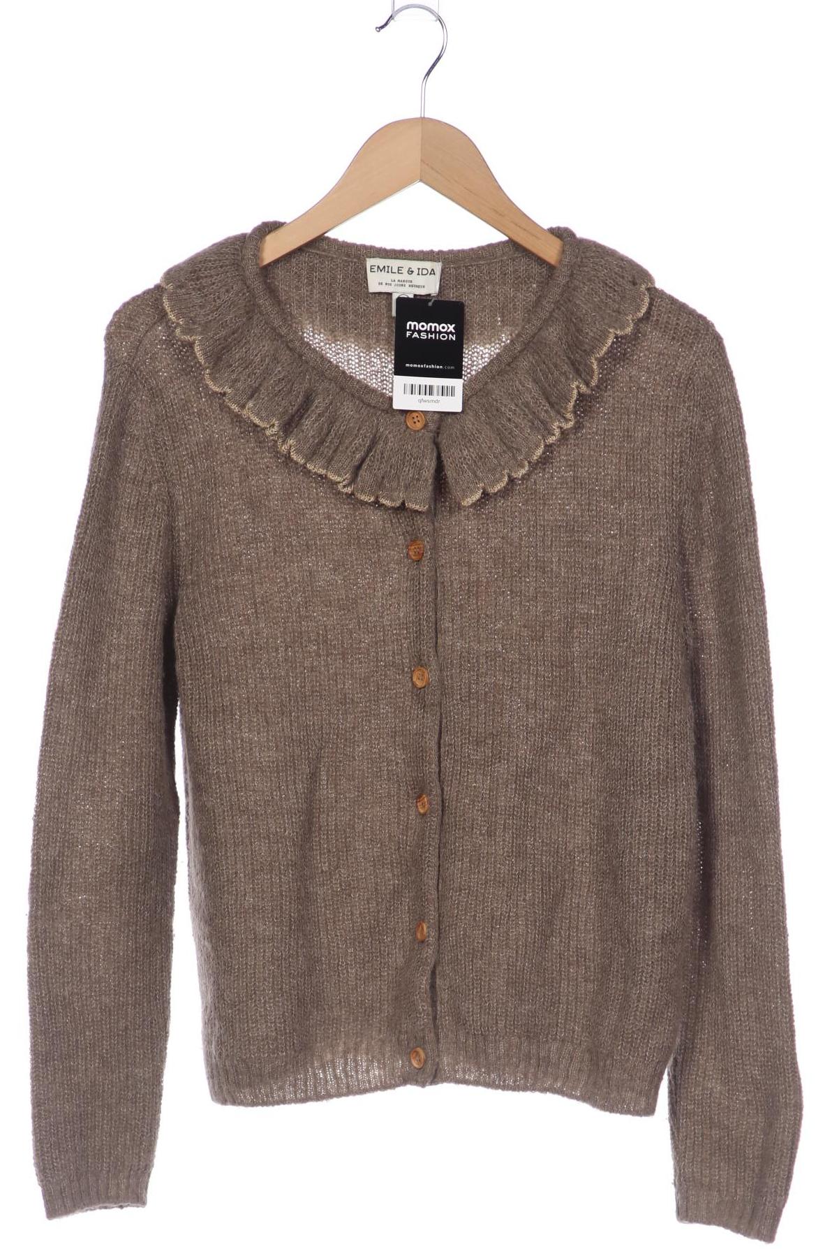 

Emile et Ida Damen Strickjacke, braun, Gr. 36