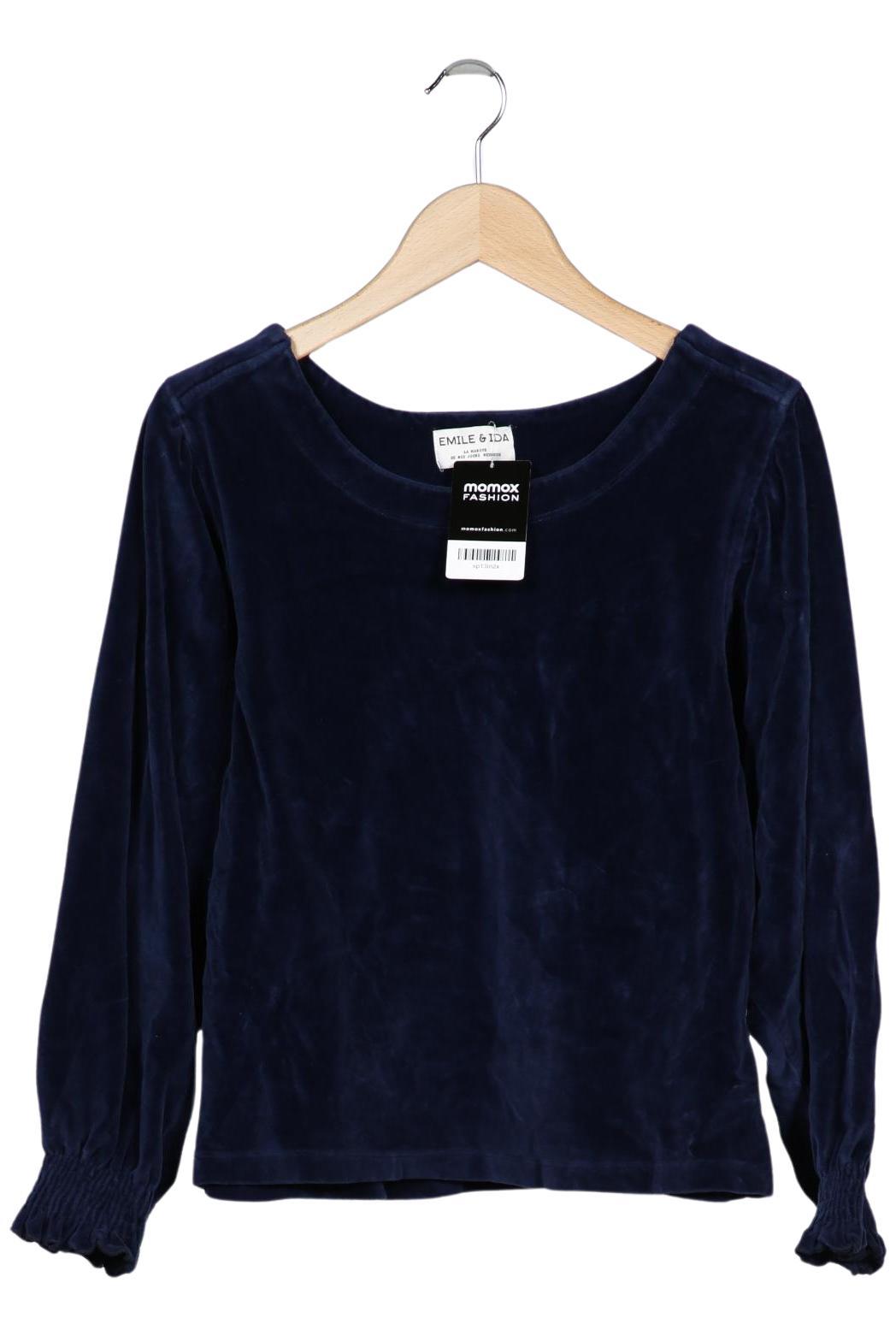 

Emile et Ida Damen Sweatshirt, marineblau, Gr. 42