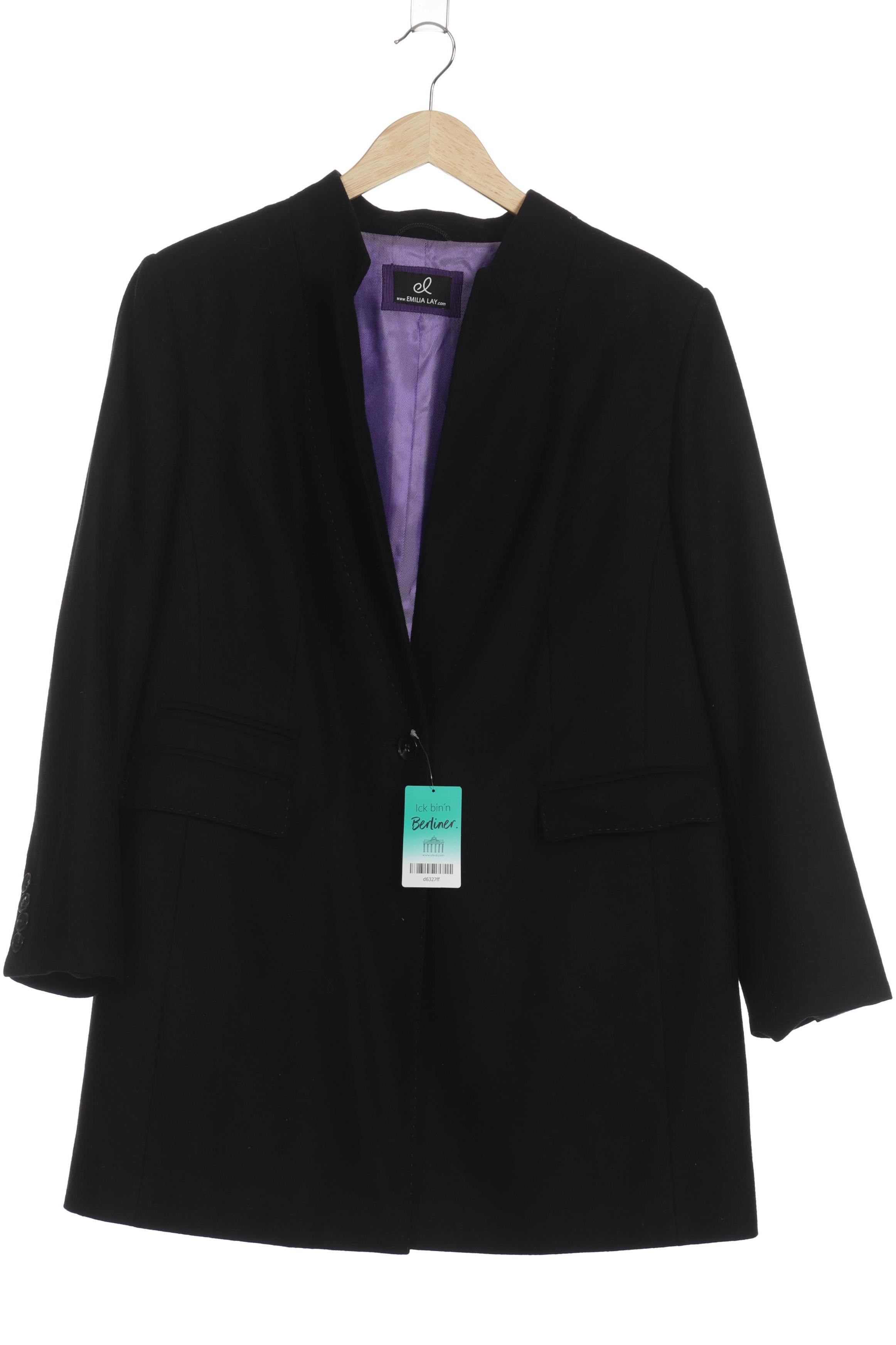 

Emilia Lay Damen Blazer, schwarz, Gr. 48