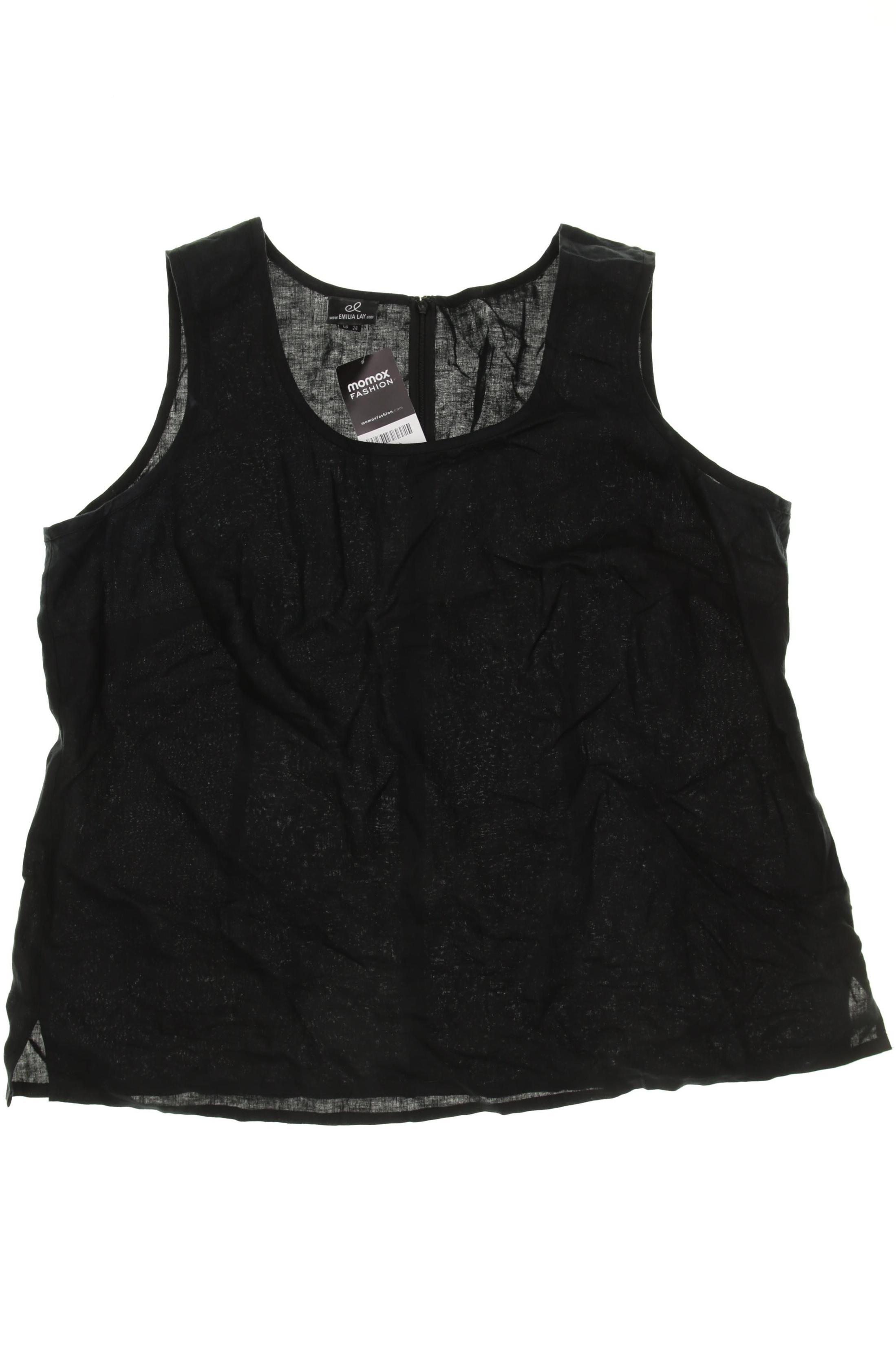 

Emilia Lay Damen Top, schwarz, Gr. 50