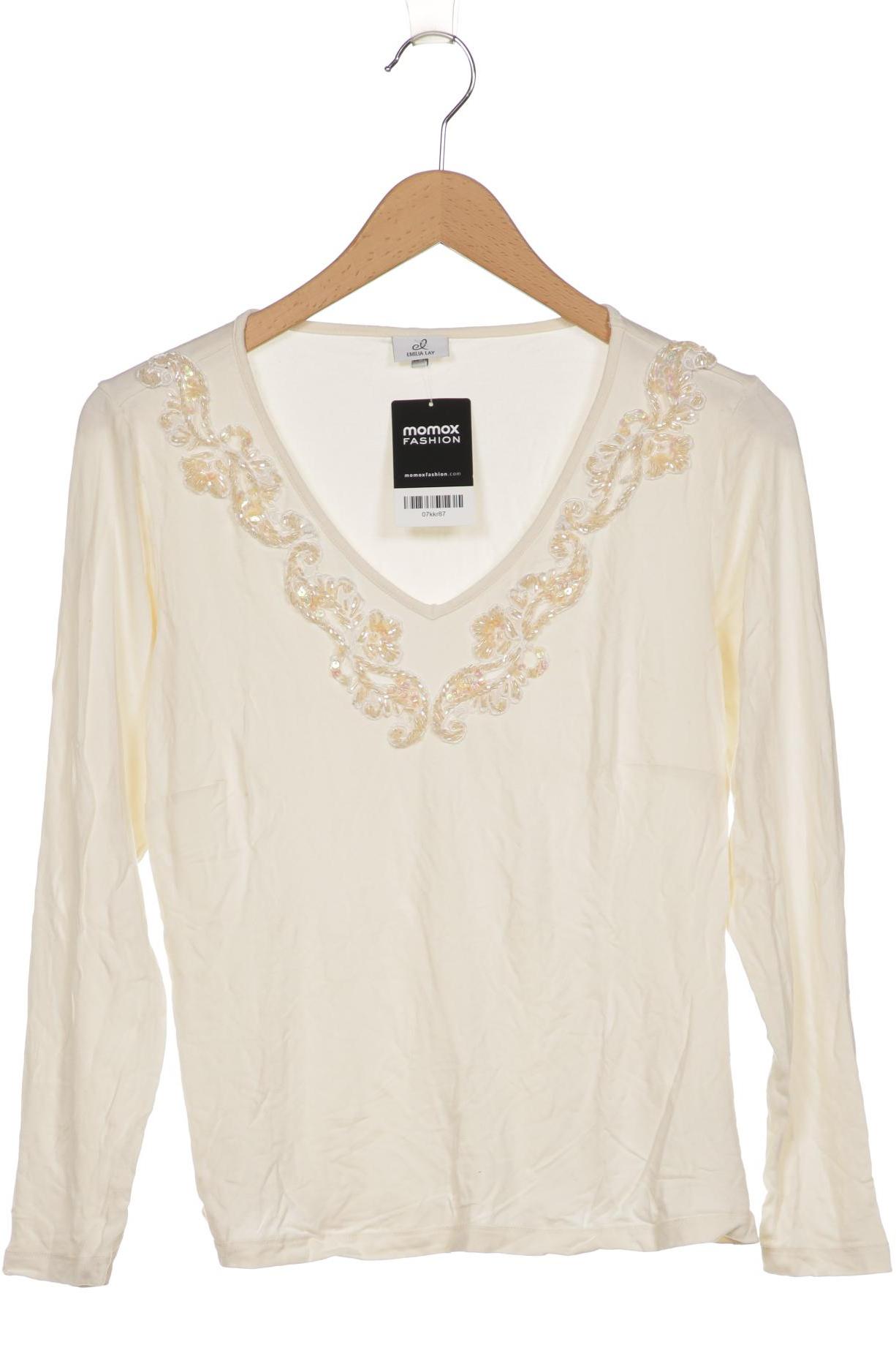 

Emilia Lay Damen Langarmshirt, cremeweiß