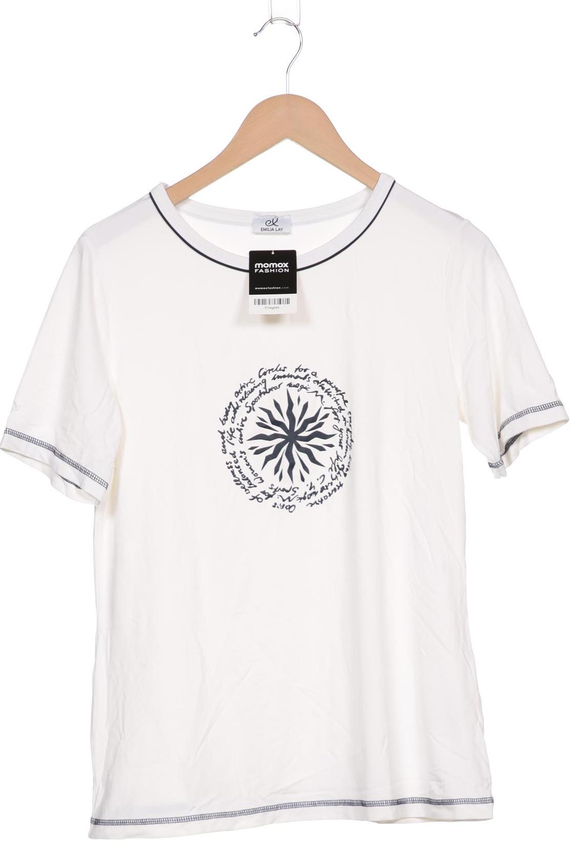 

Emilia Lay Damen T-Shirt, weiß, Gr. 42