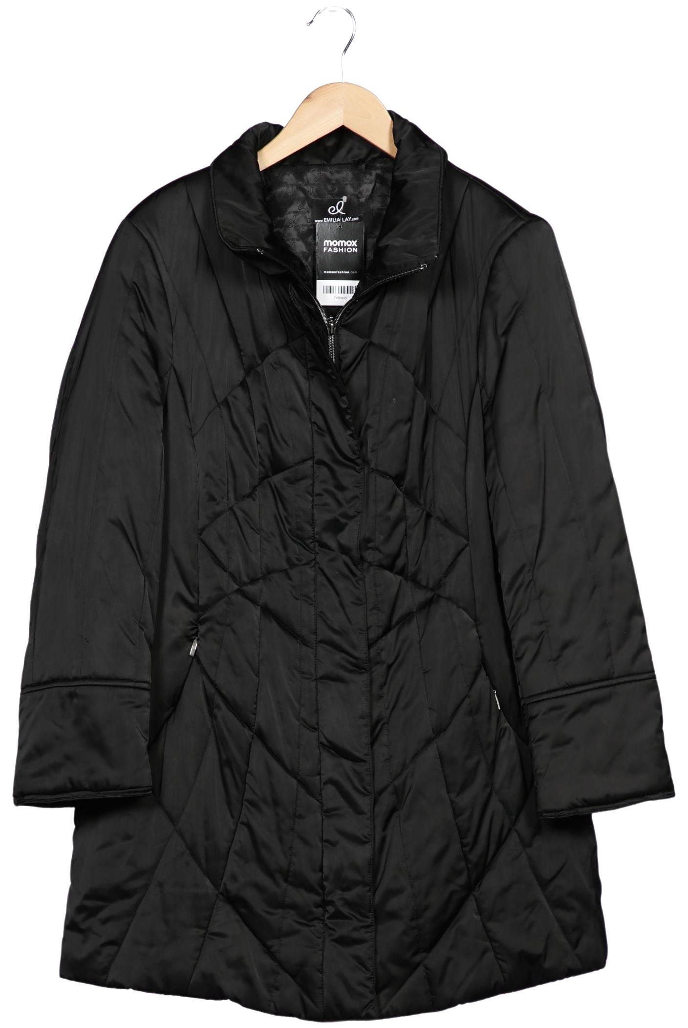 

Emilia Lay Damen Mantel, schwarz, Gr. 46
