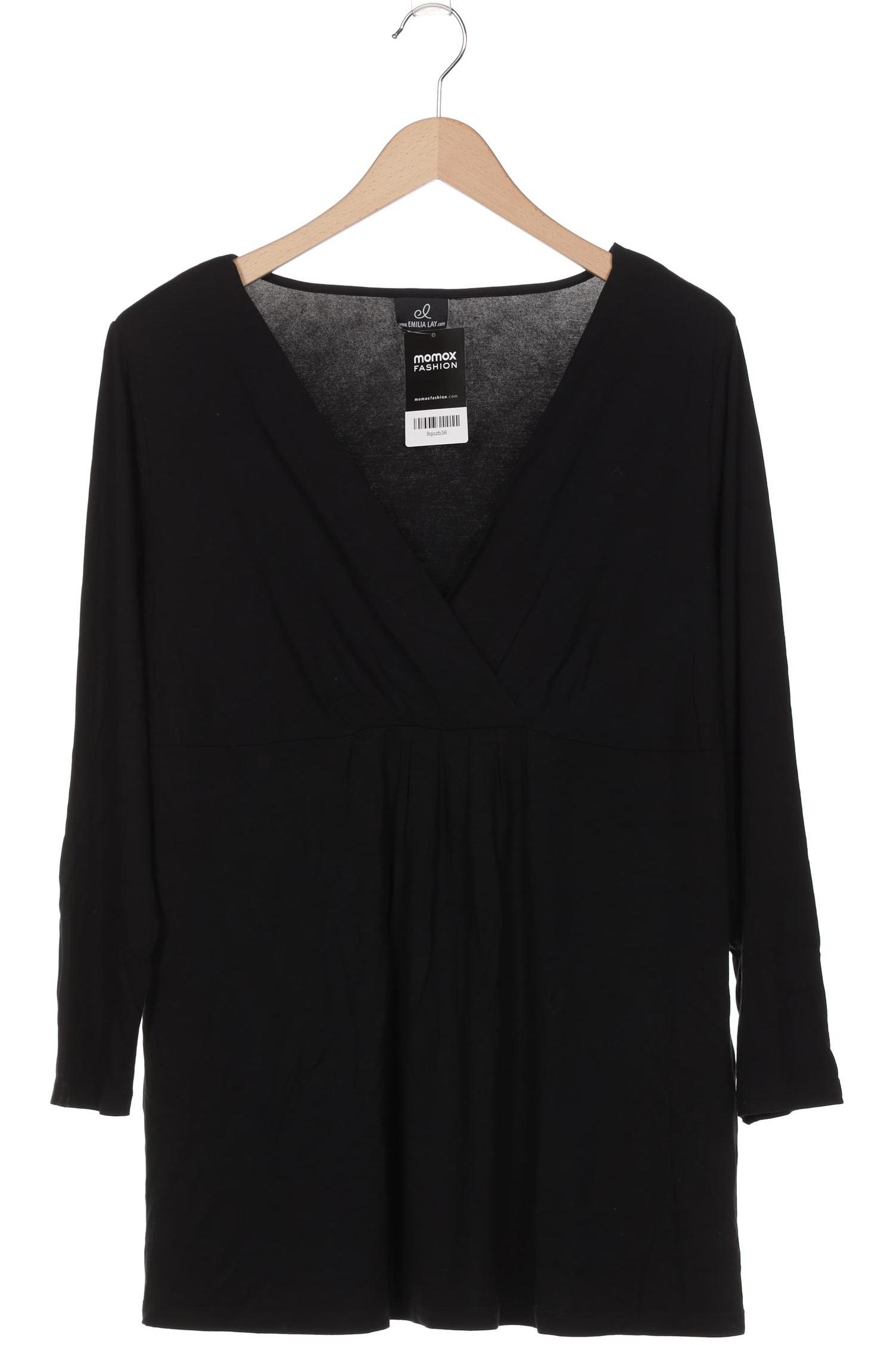 

Emilia Lay Damen Langarmshirt, schwarz, Gr. 48