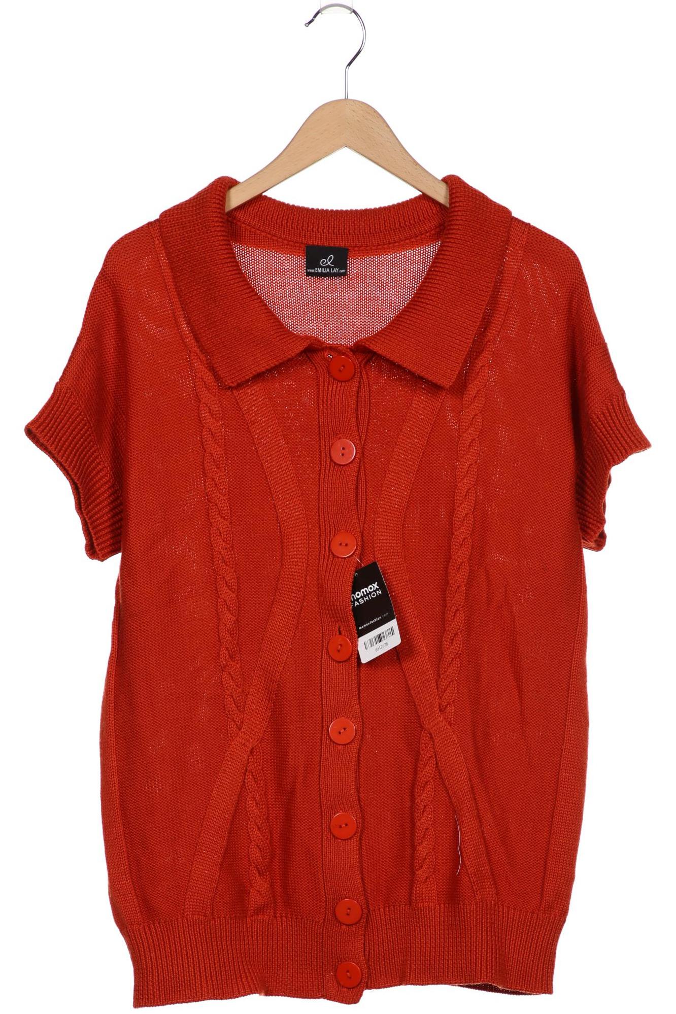 

Emilia Lay Damen Strickjacke, orange, Gr. 40