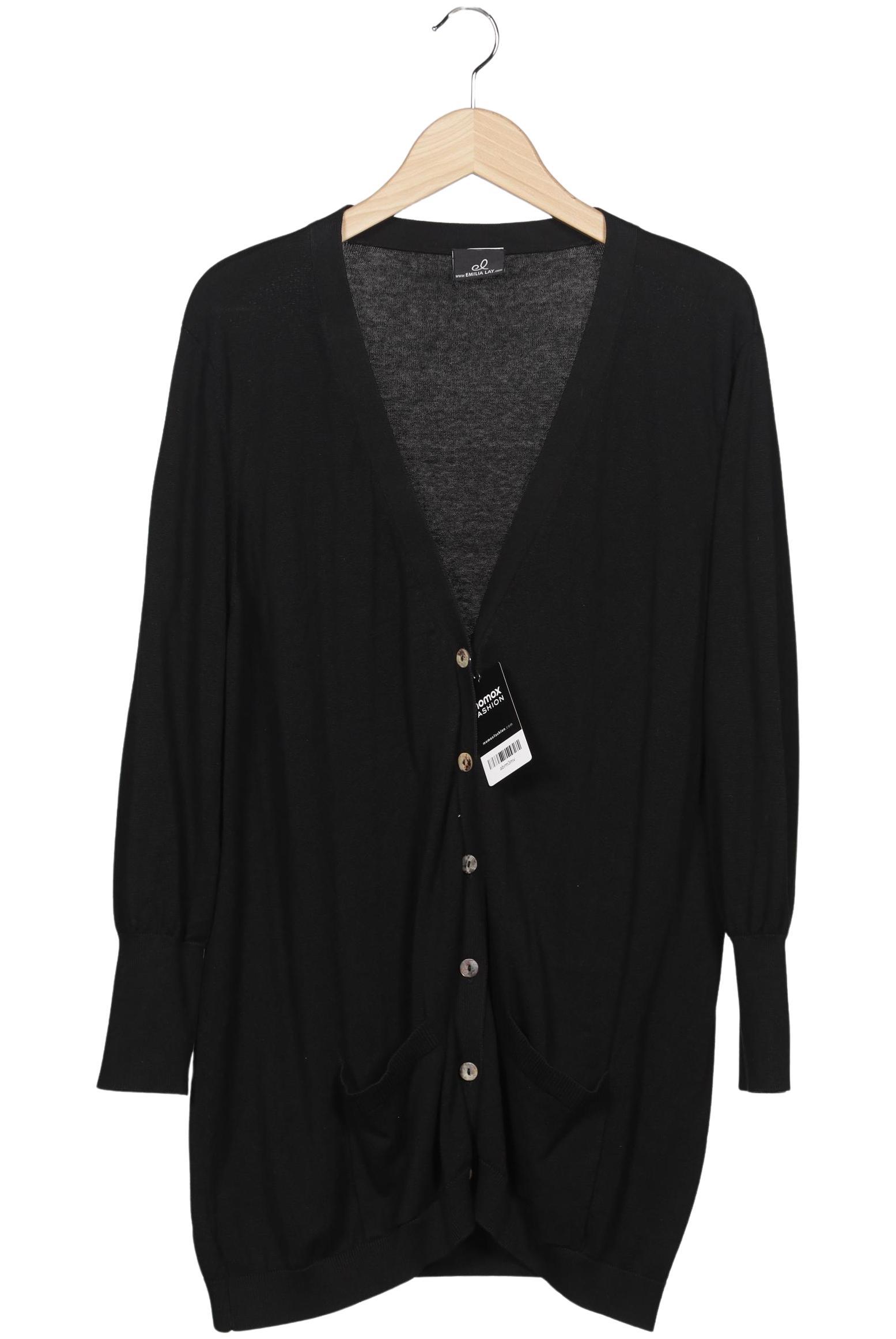 

Emilia Lay Damen Strickjacke, schwarz, Gr. 52