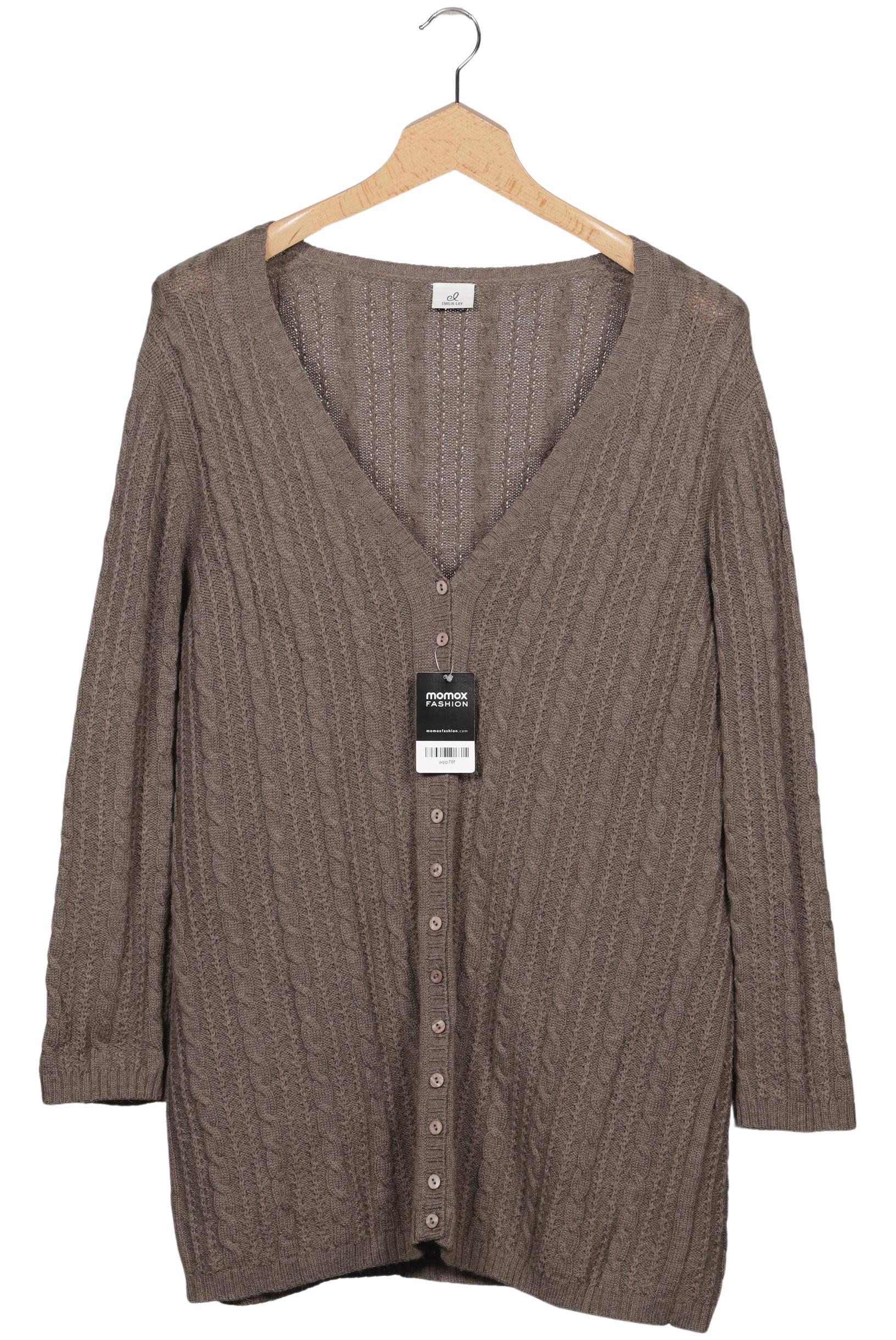 

Emilia Lay Damen Strickjacke, braun, Gr. 48