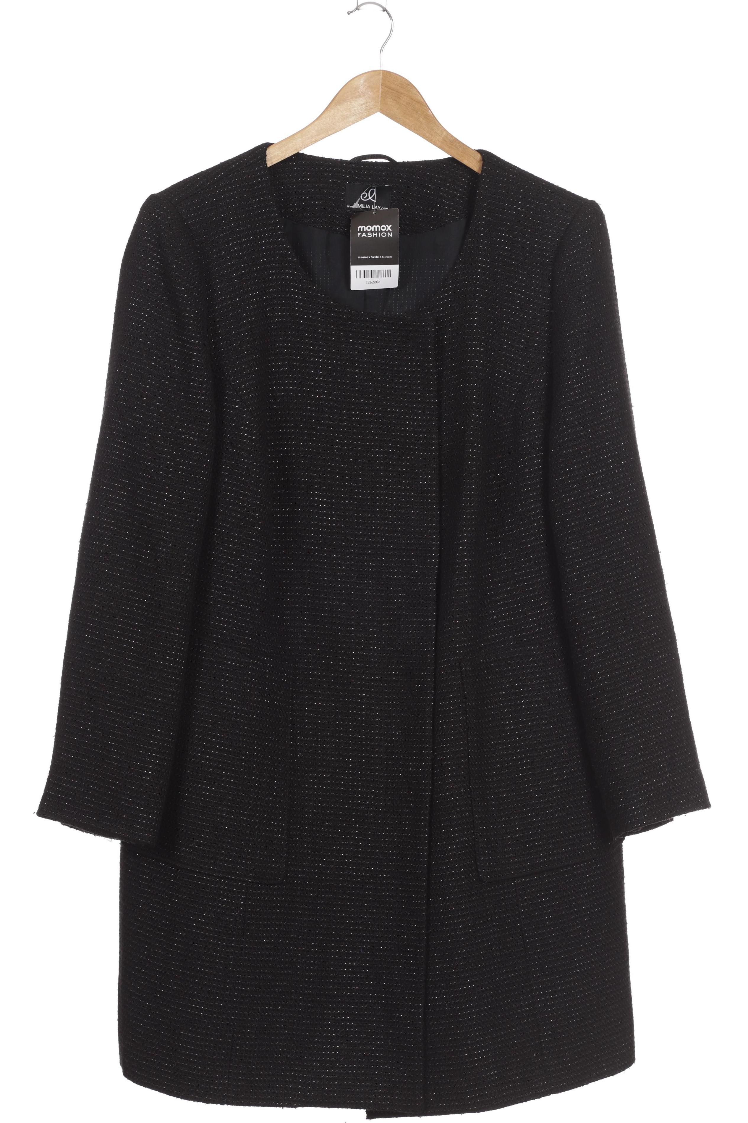 

Emilia Lay Damen Mantel, schwarz, Gr. 48