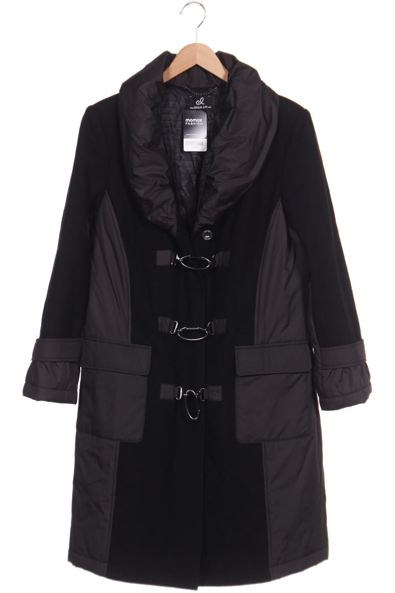 

Emilia Lay Damen Mantel, schwarz
