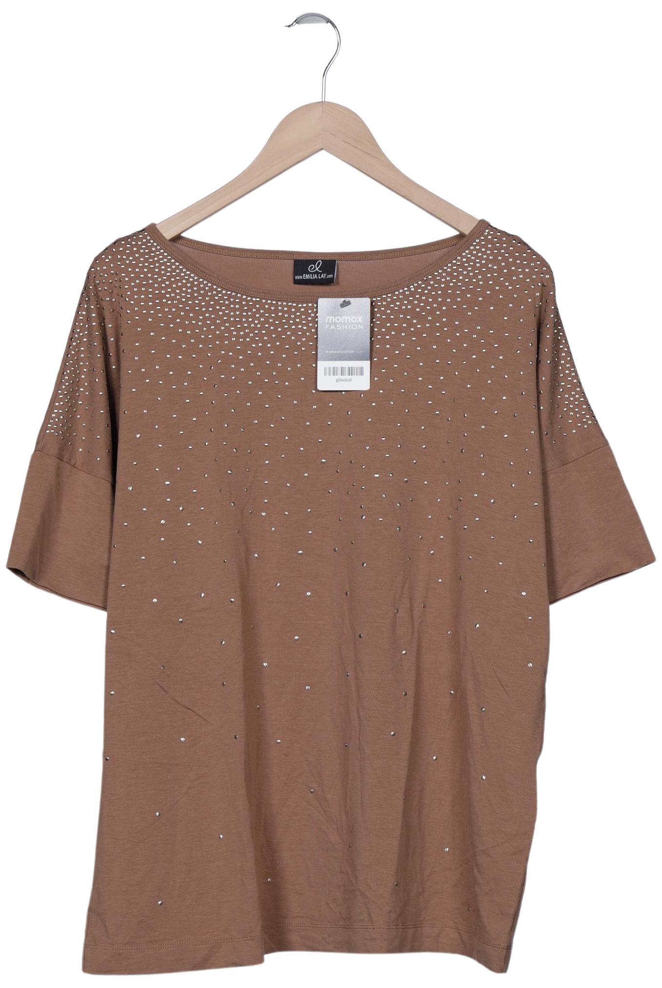 

Emilia Lay Damen T-Shirt, braun, Gr. 44