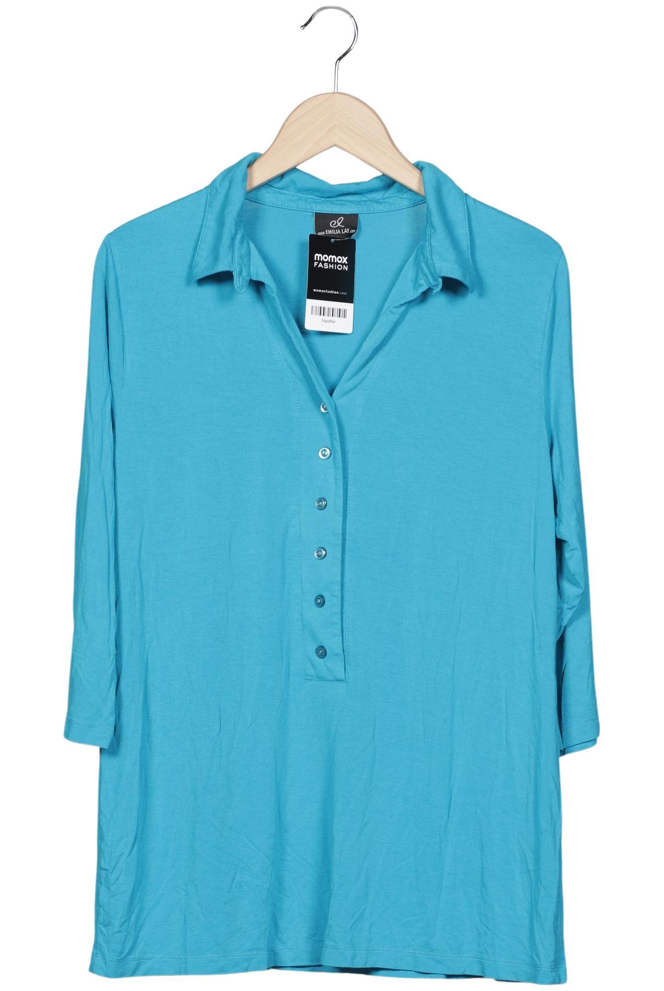 

Emilia Lay Damen Langarmshirt, türkis, Gr. 44