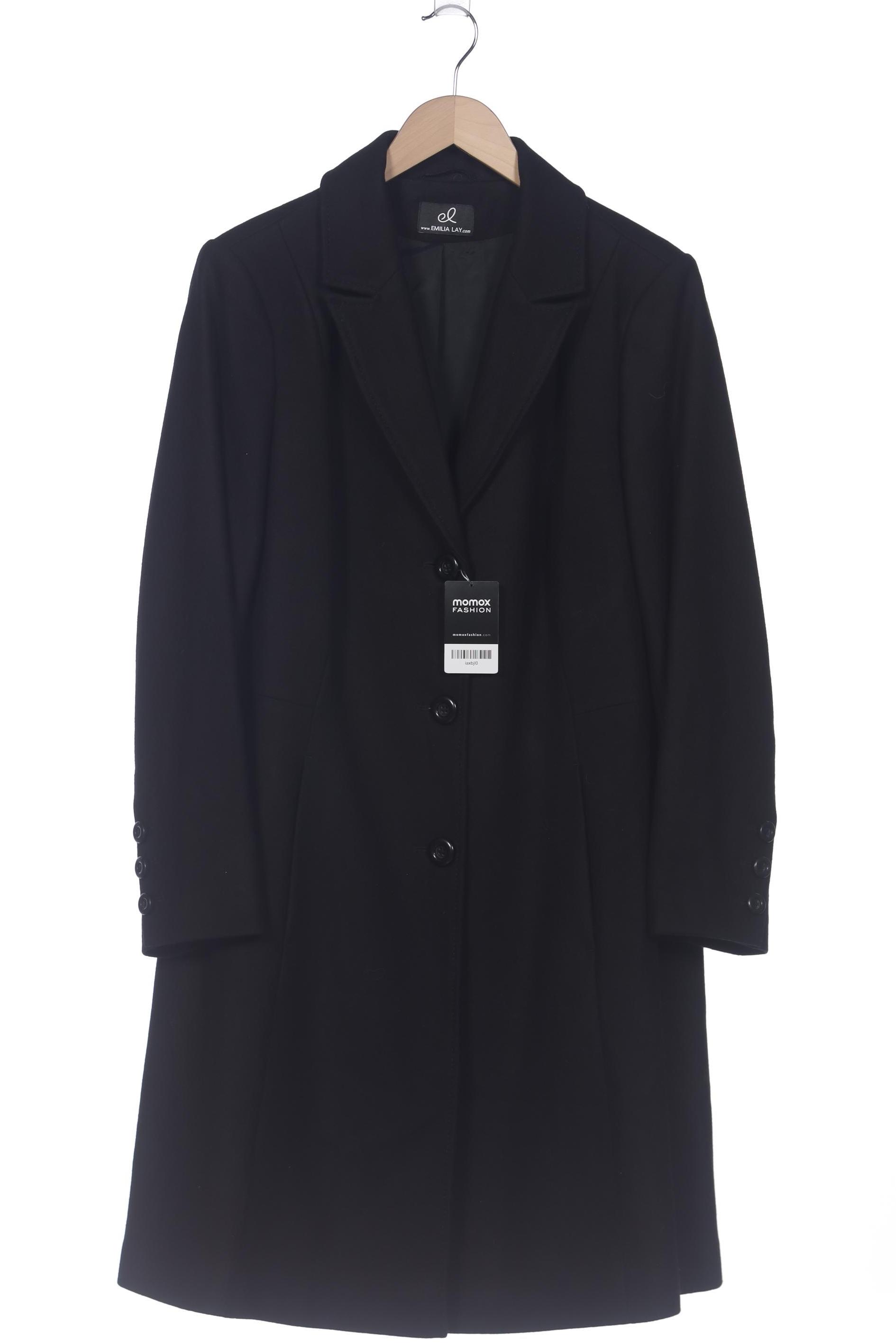 

Emilia Lay Damen Mantel, schwarz, Gr. 48