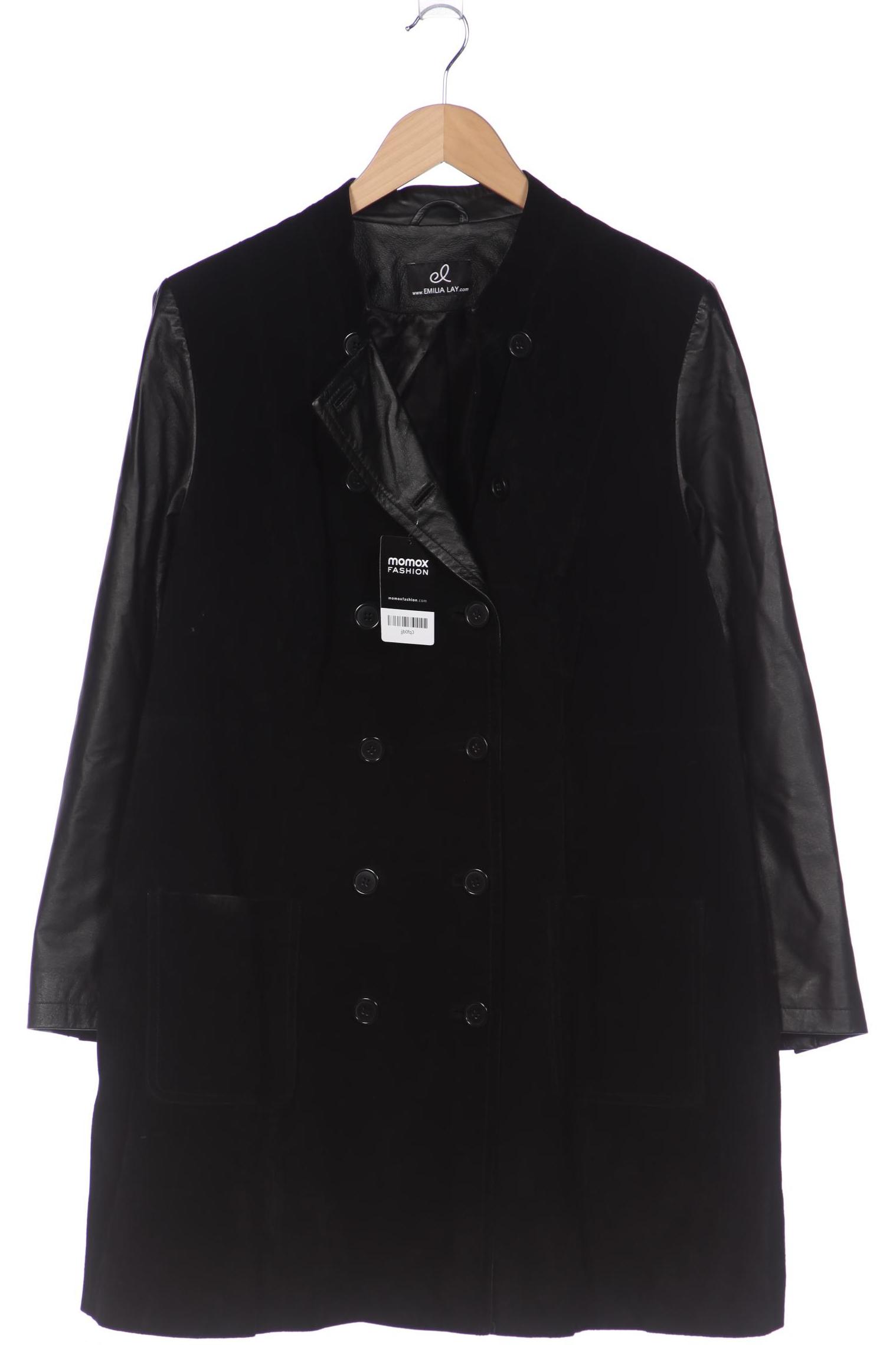 

Emilia Lay Damen Mantel, schwarz