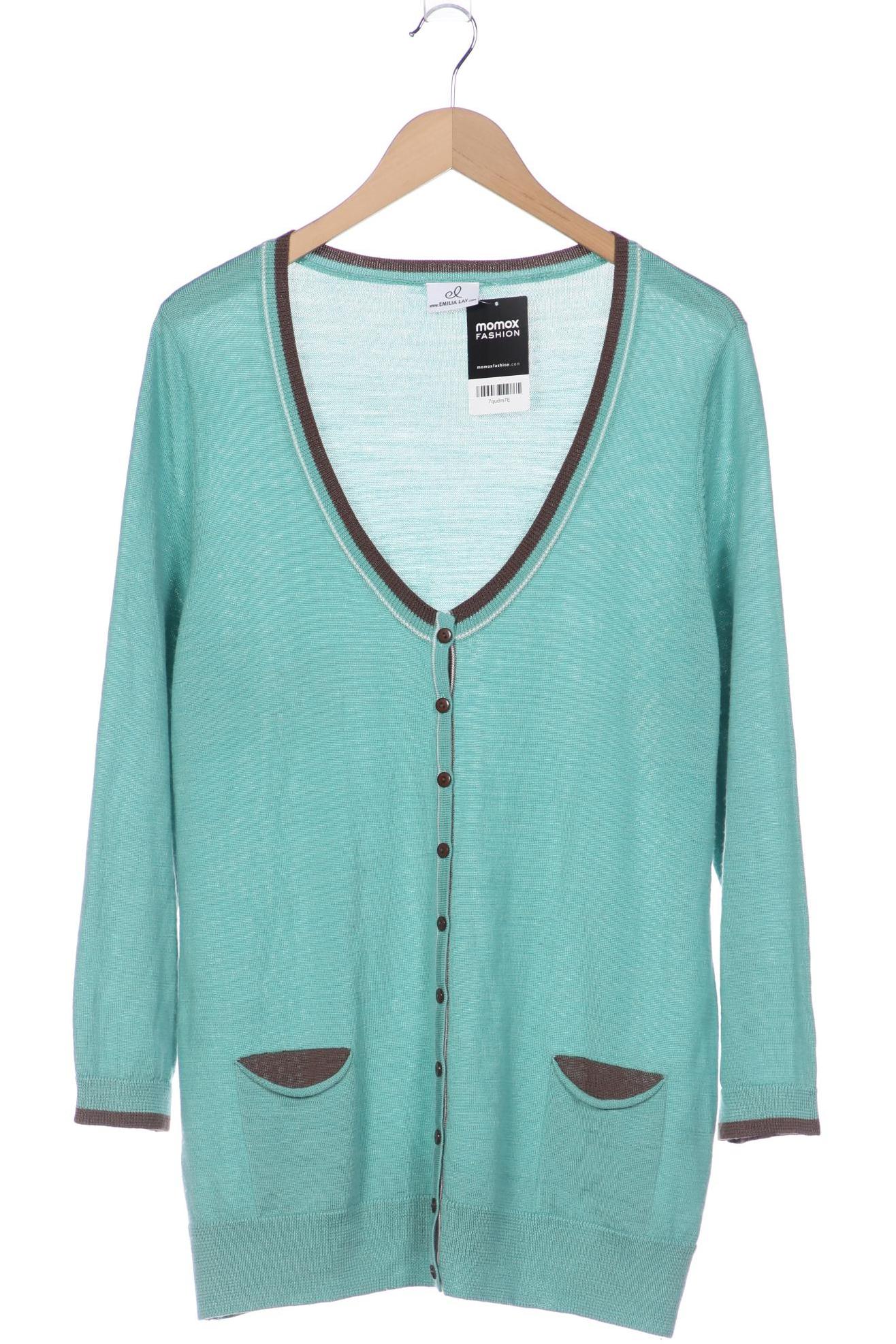 

Emilia Lay Damen Strickjacke, türkis, Gr. 44