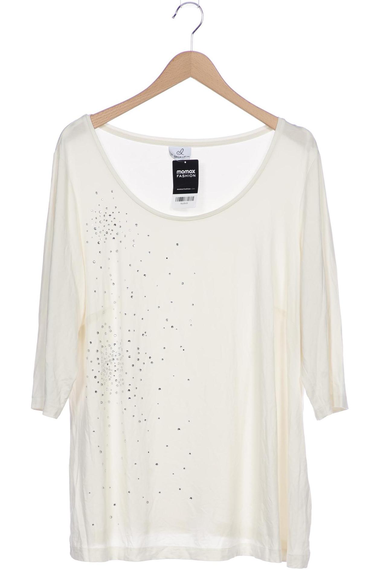 

Emilia Lay Damen Langarmshirt, weiß, Gr. 50