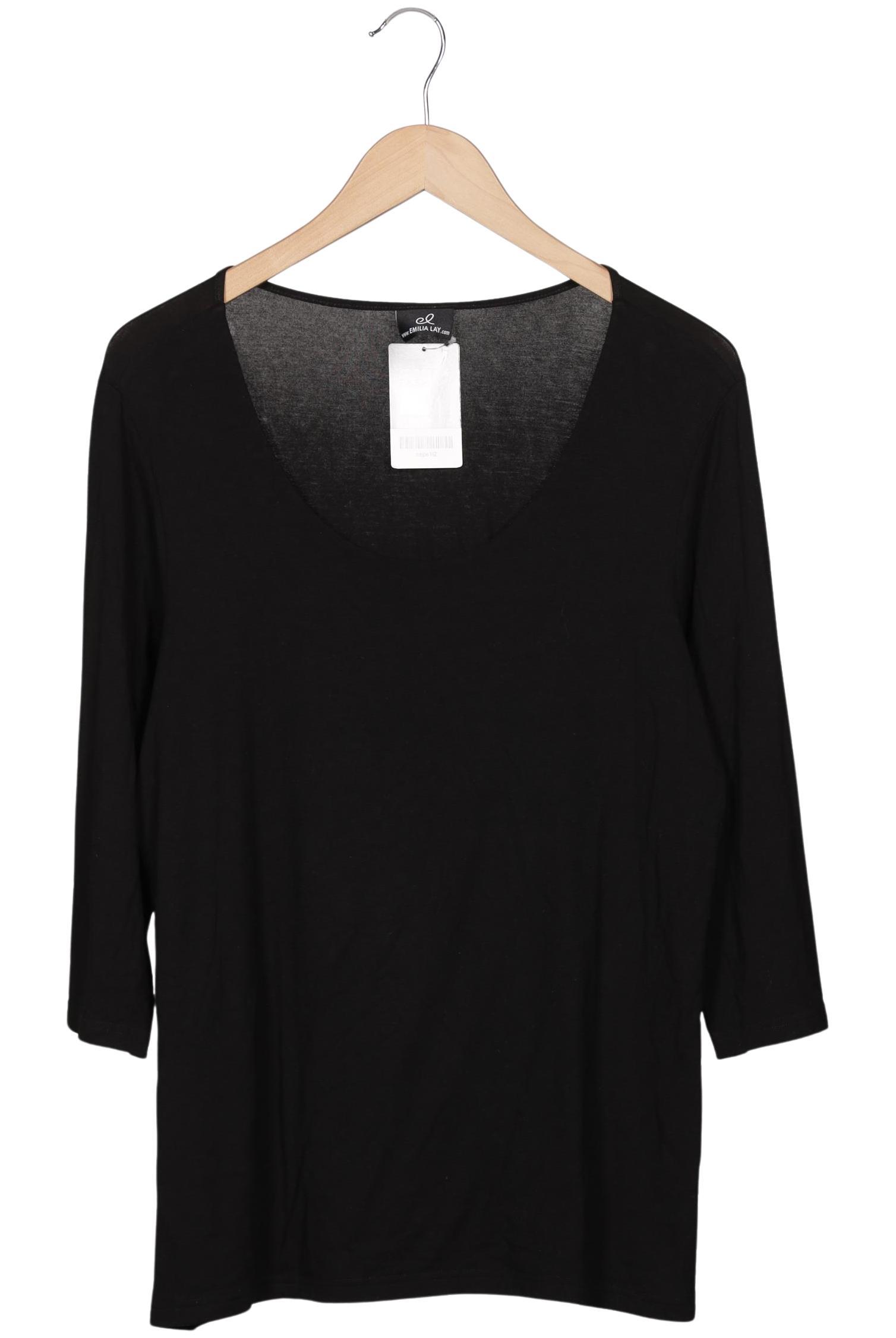 

Emilia Lay Damen Langarmshirt, schwarz, Gr. 46