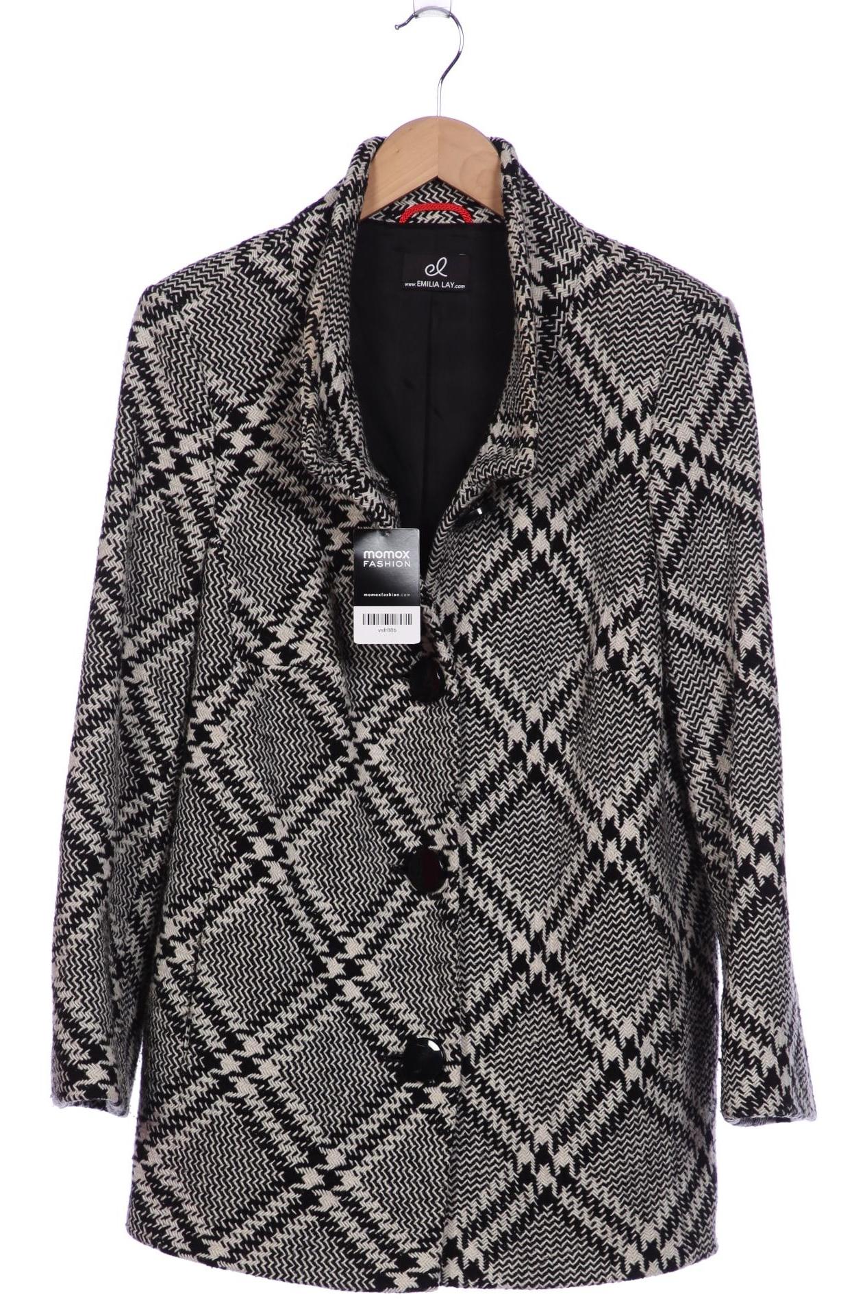 

Emilia Lay Damen Mantel, schwarz, Gr. 44