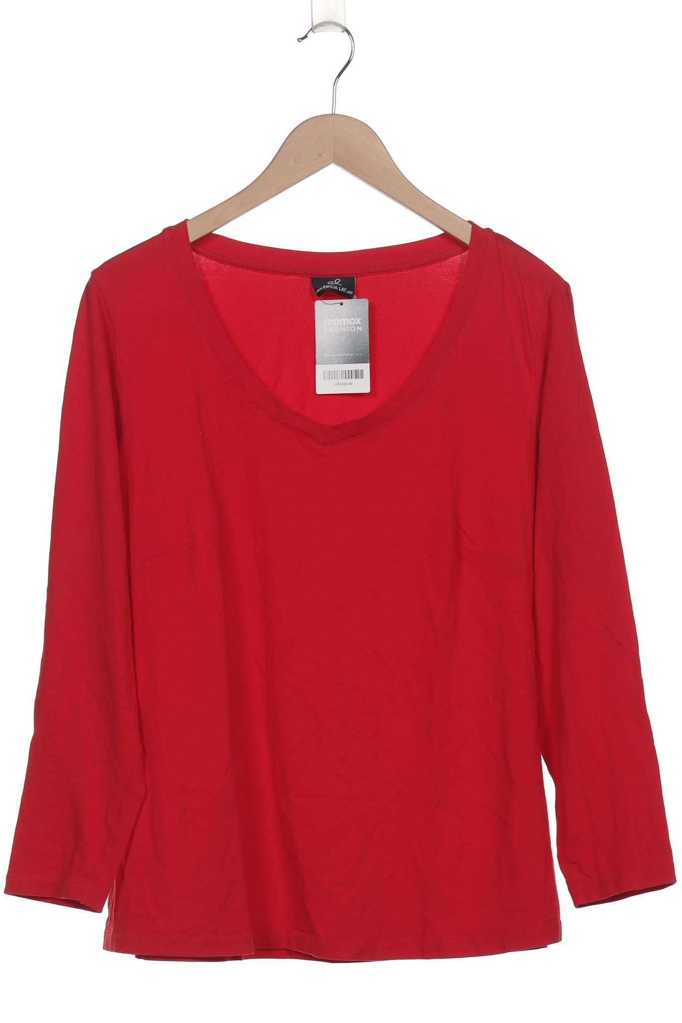 

Emilia Lay Damen Langarmshirt, rot, Gr. 48