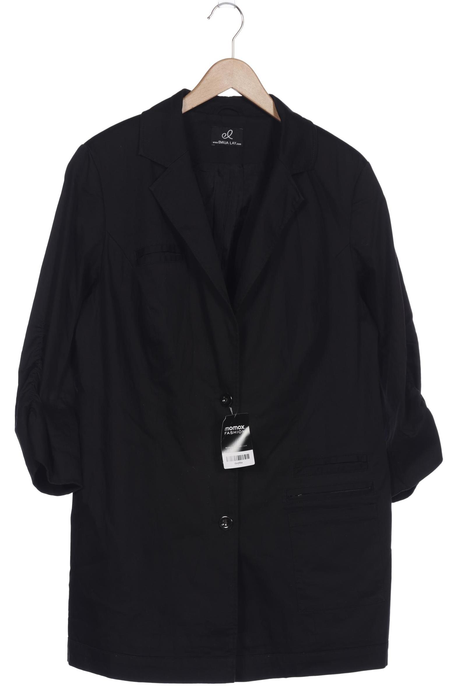 

Emilia Lay Damen Mantel, schwarz, Gr. 50