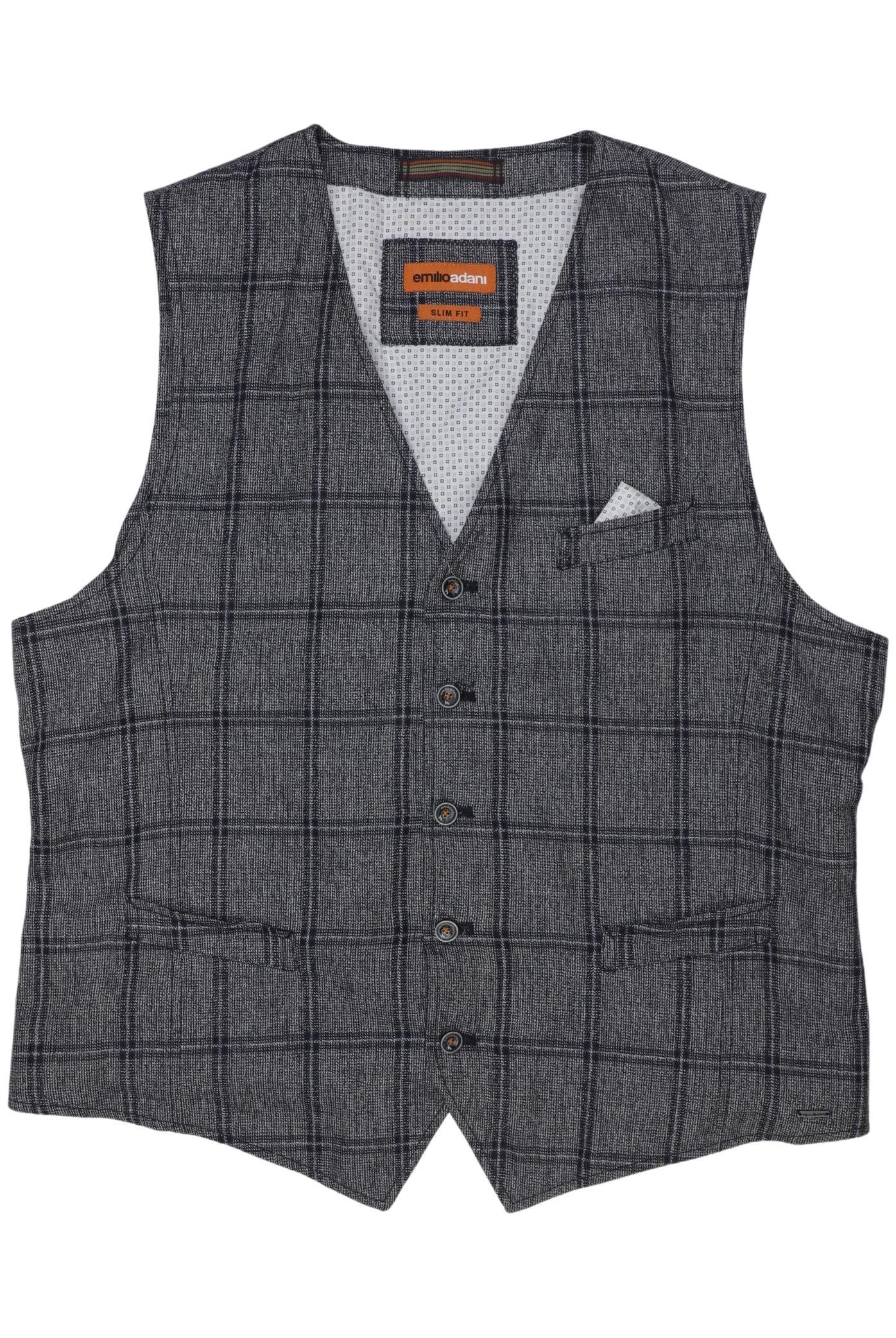 

Emilio Adani Herren Weste, grau, Gr. 52