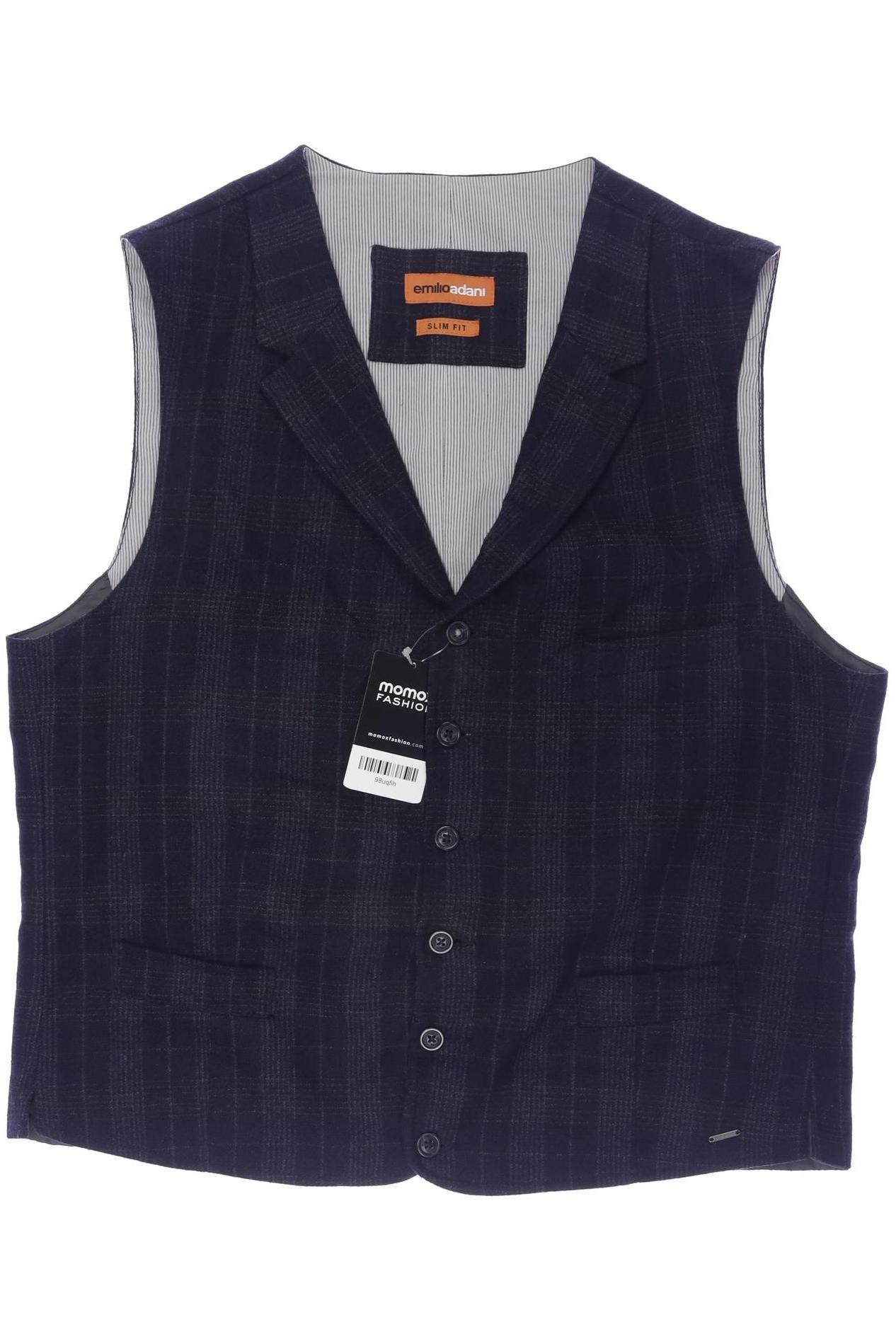 

Emilio Adani Herren Weste, marineblau, Gr. 52
