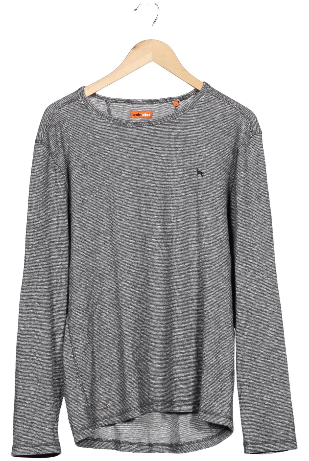 

Emilio Adani Herren Langarmshirt, grau, Gr. 52