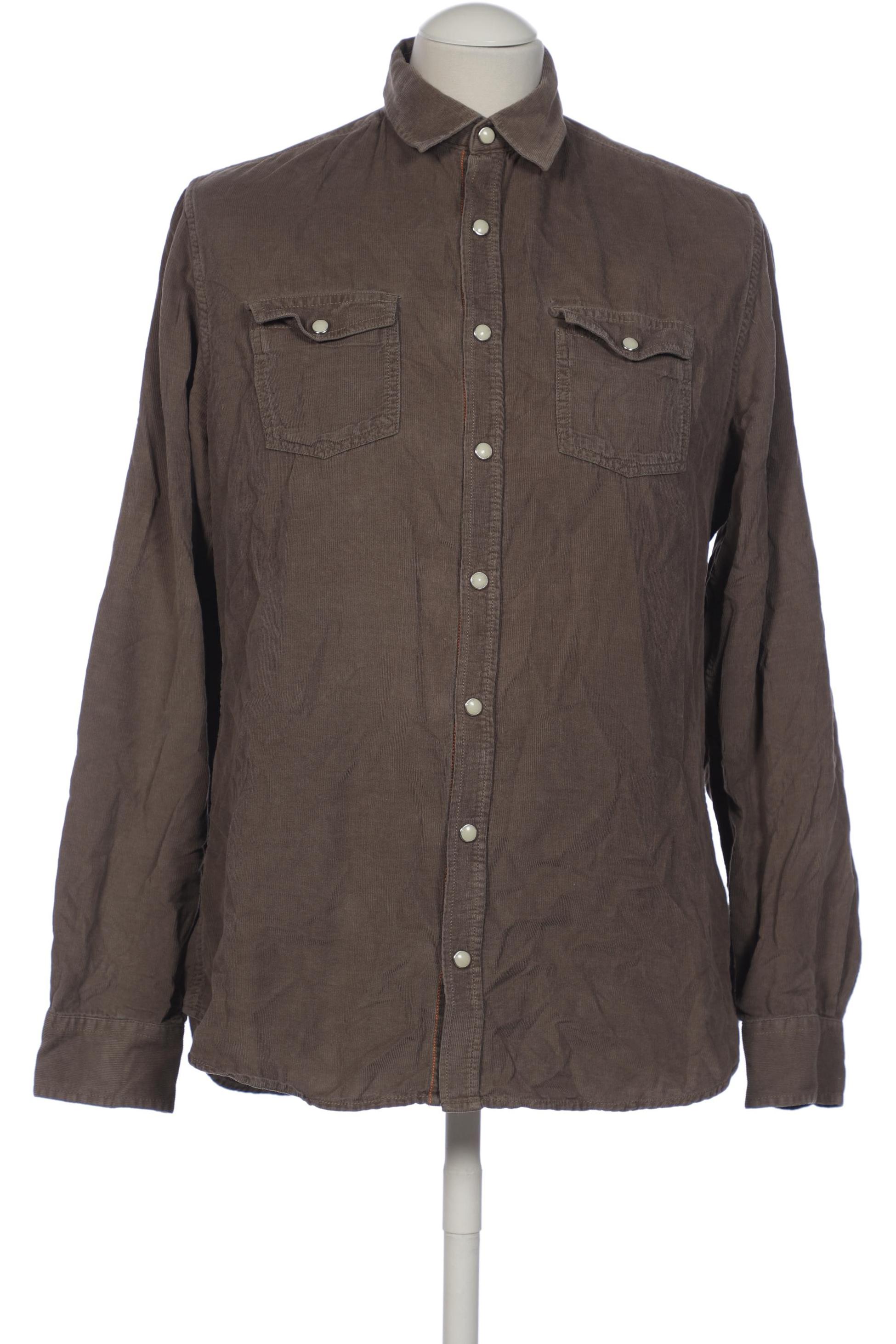 

Emilio Adani Herren Hemd, braun, Gr. 48