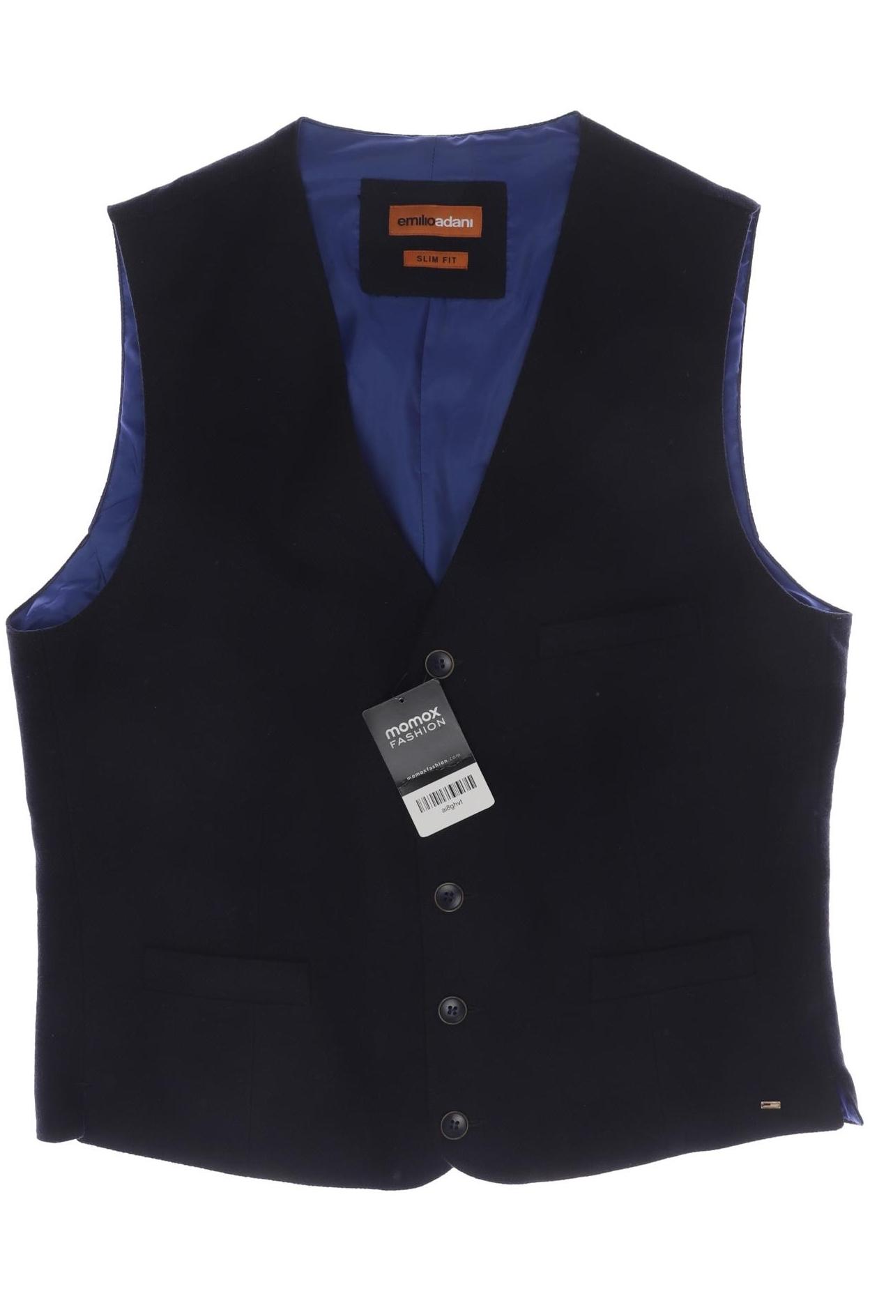 

Emilio Adani Herren Weste, marineblau, Gr. 52