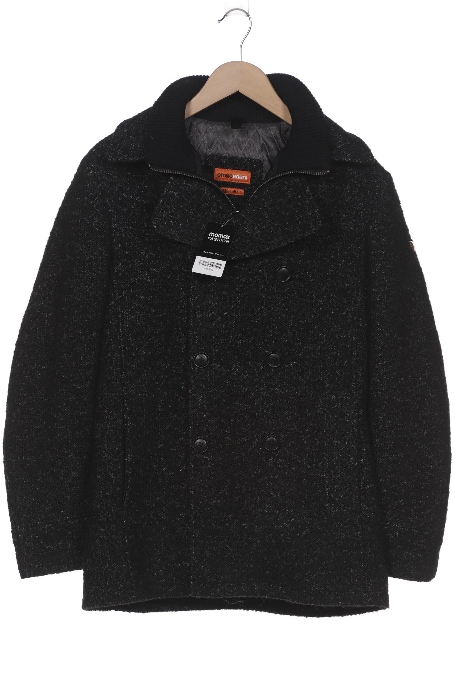 

Emilio Adani Herren Mantel, schwarz, Gr. 48