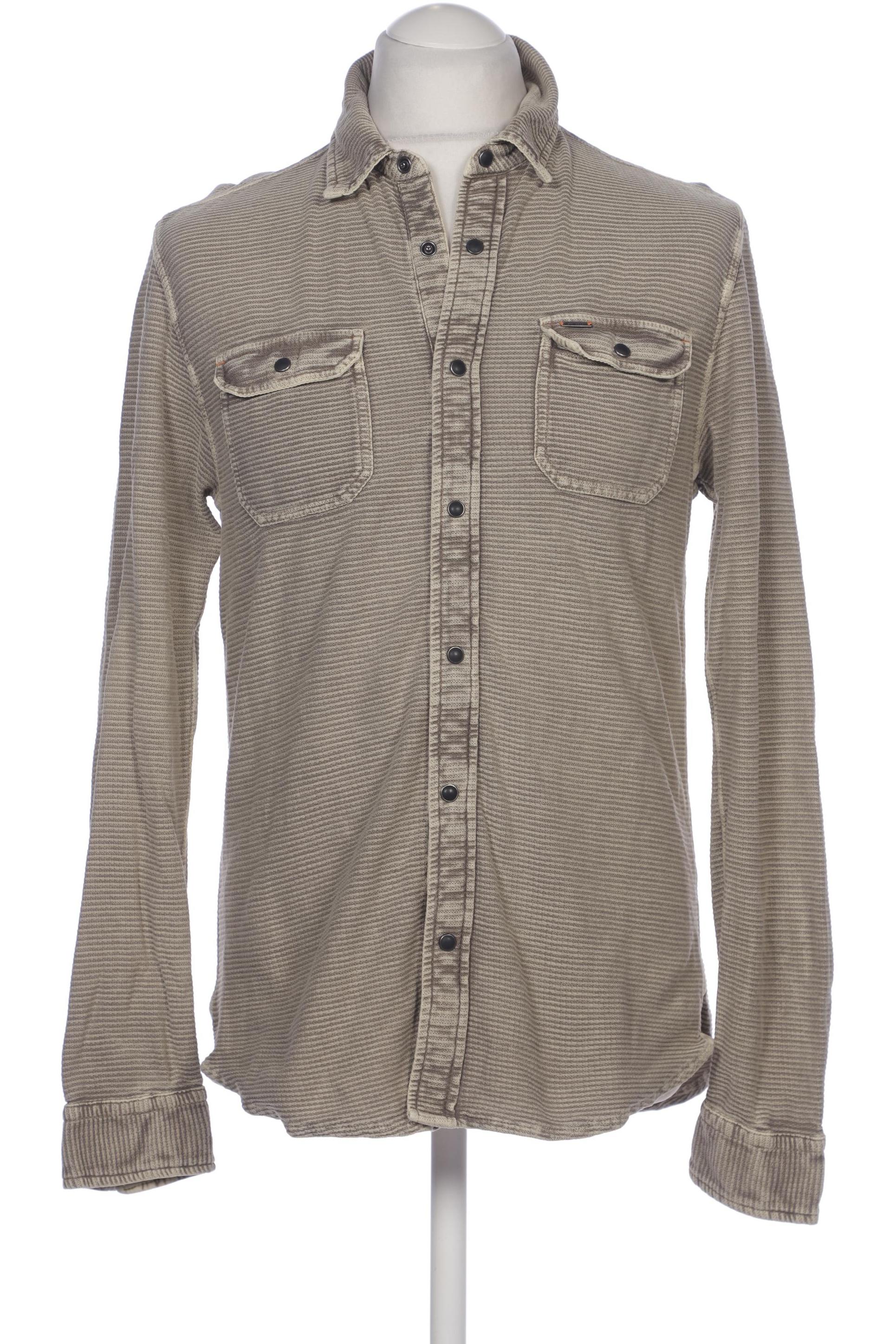 

Emilio Adani Herren Hemd, beige, Gr. 48