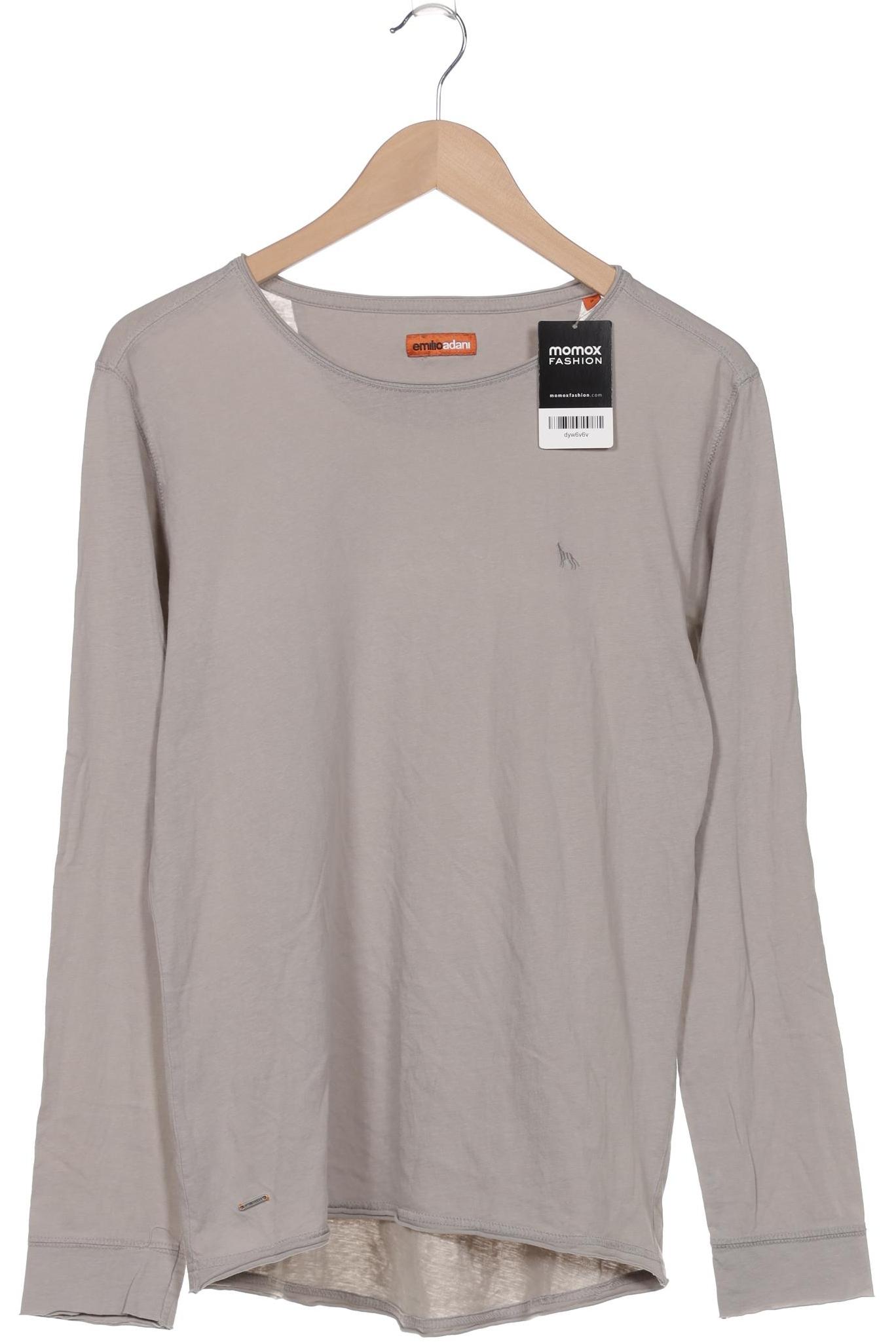 

Emilio Adani Herren Langarmshirt, grau, Gr. 46