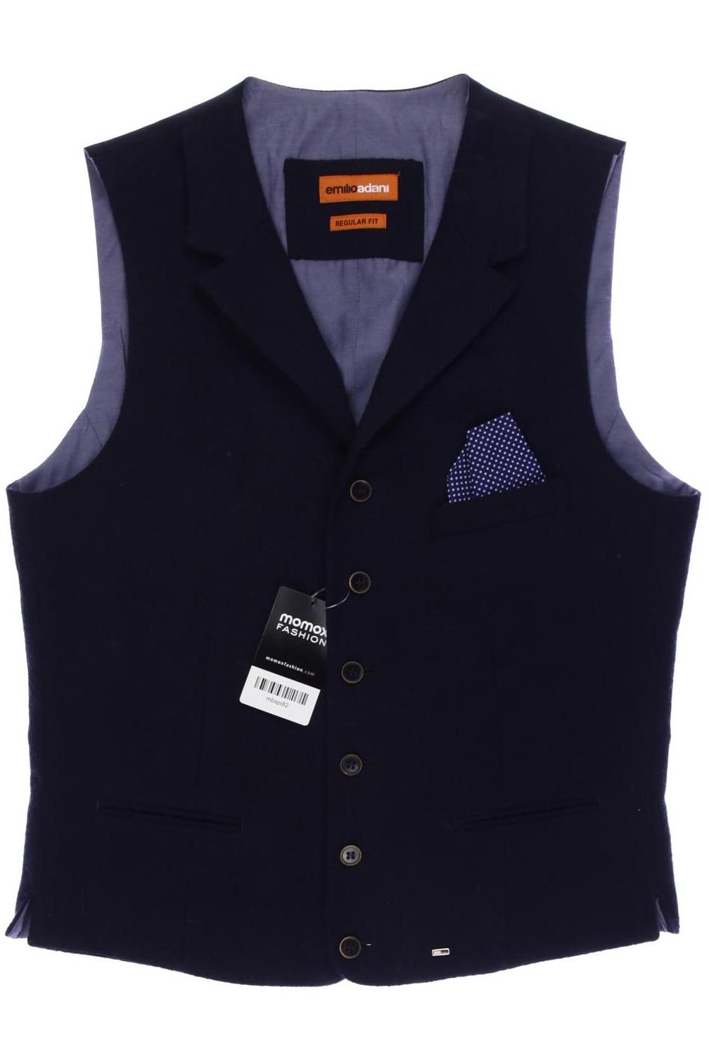 

Emilio Adani Herren Weste, marineblau, Gr. 46