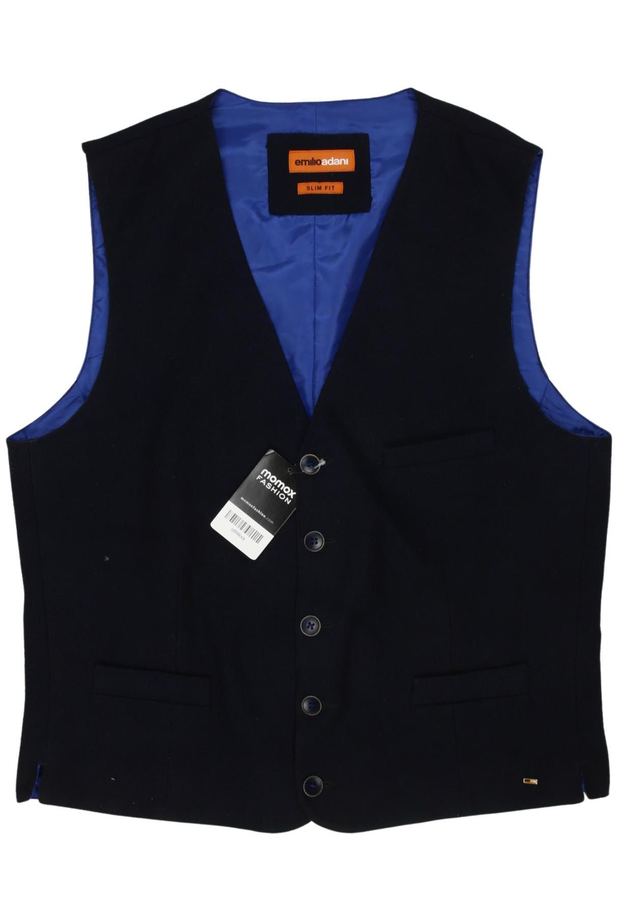 

Emilio Adani Herren Weste, marineblau, Gr. 52