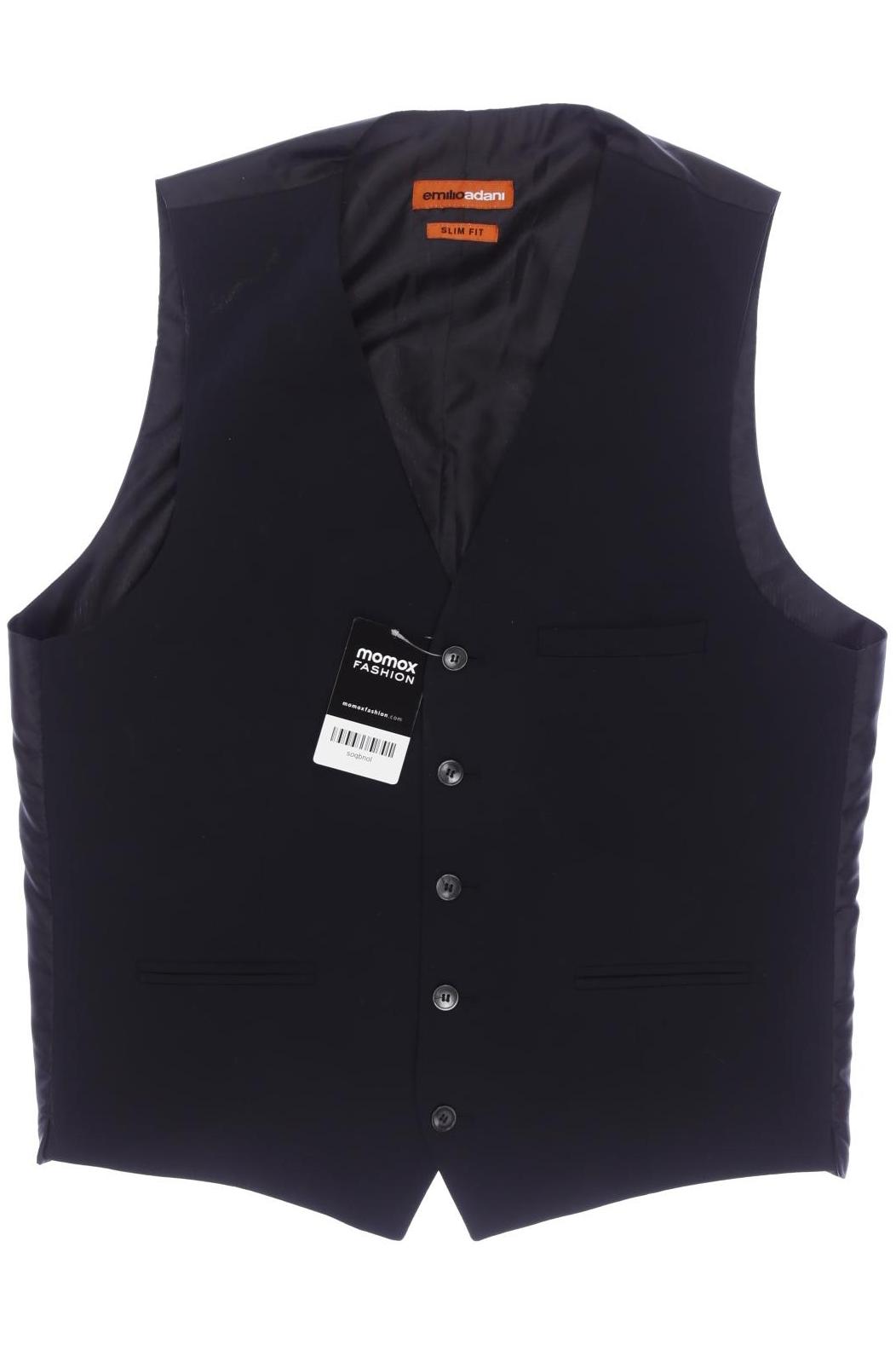 

Emilio Adani Herren Weste, schwarz, Gr. 50