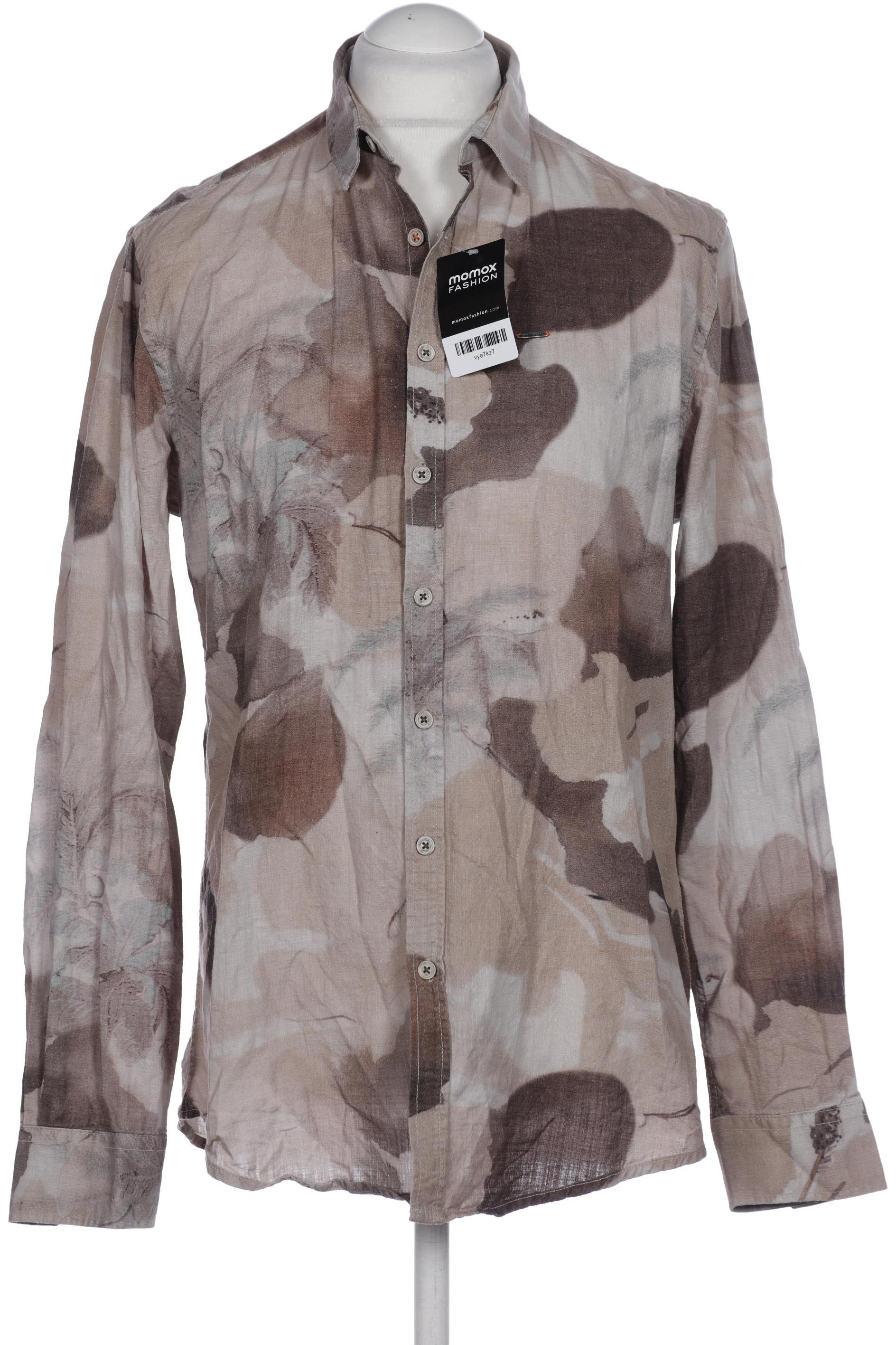 

Emilio Adani Herren Hemd, beige, Gr. 52