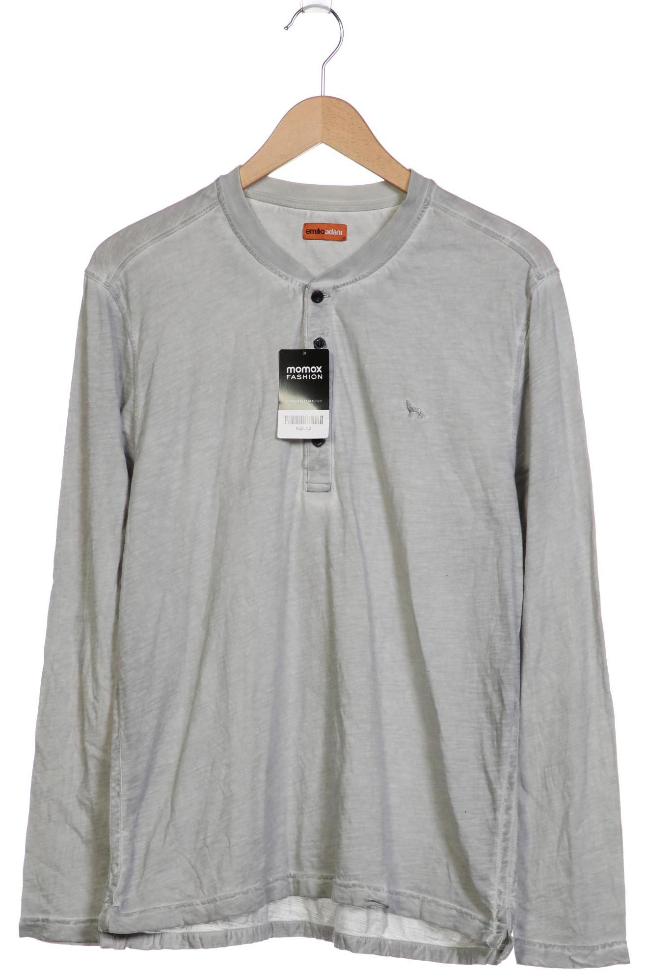 

Emilio Adani Herren Langarmshirt, grau, Gr. 52