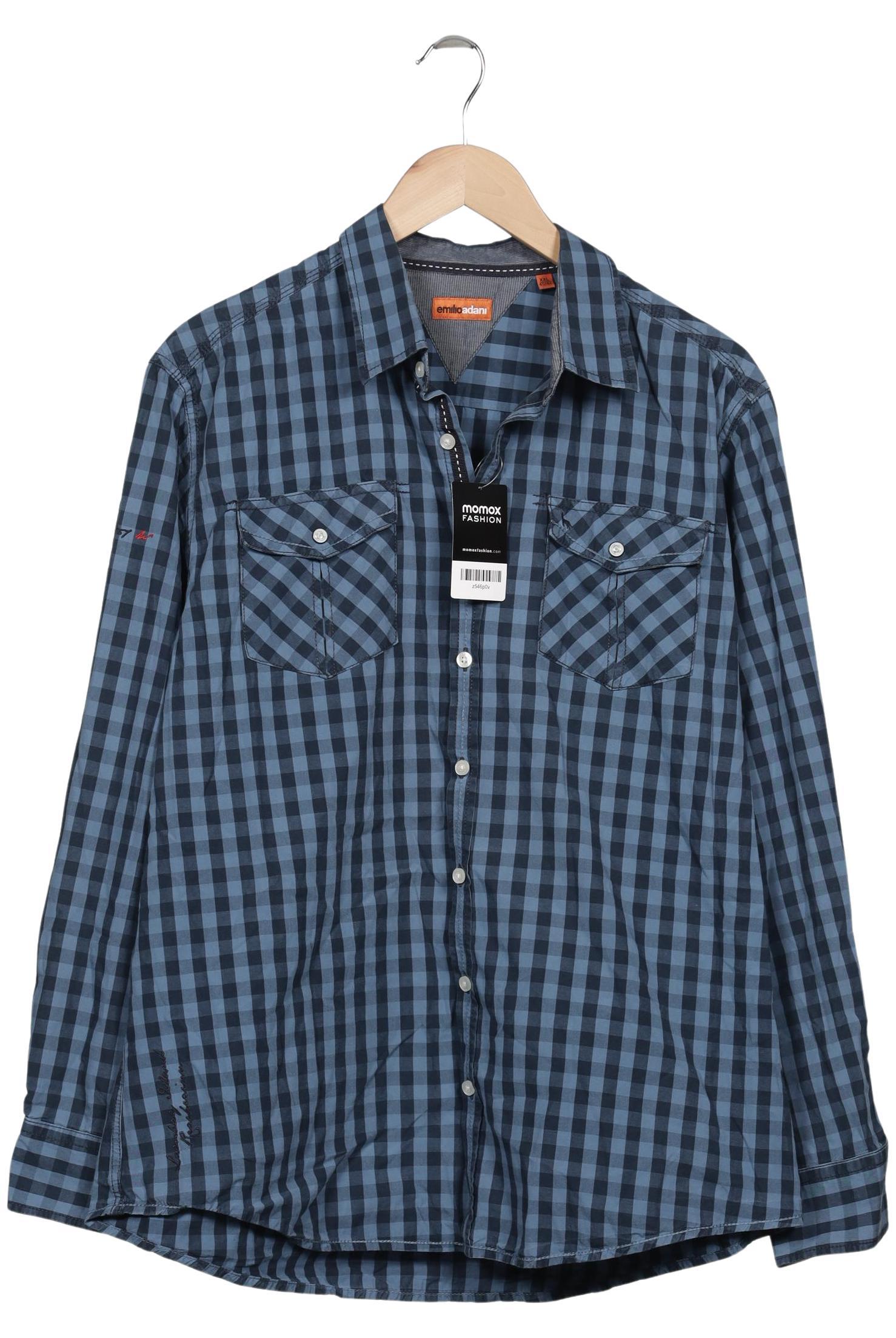 

Emilio Adani Herren Hemd, marineblau, Gr. 56