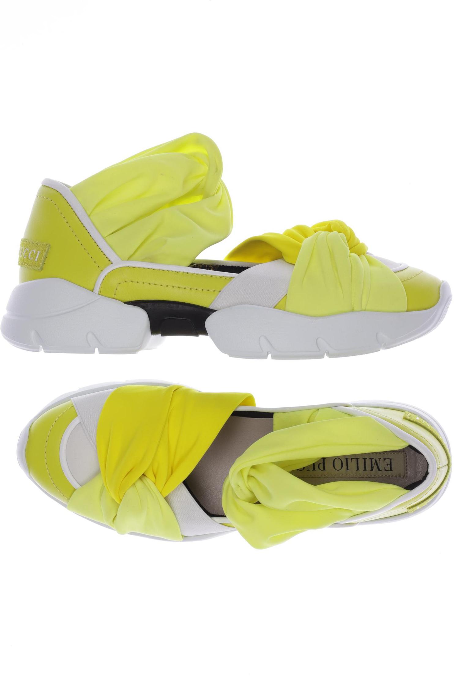 

Emilio Pucci Damen Sneakers, gelb
