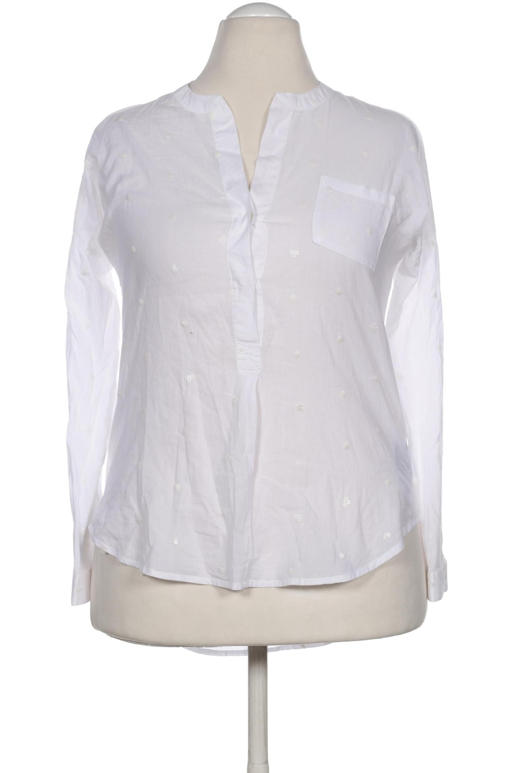 

Emily van den Bergh Damen Bluse, weiß, Gr.